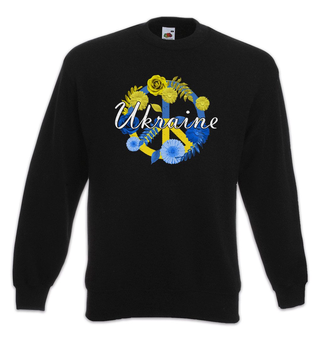 Sweatshirt Ukraine Peace Symbol Sweatshirt Against War Widerstand Zeichen Gegen