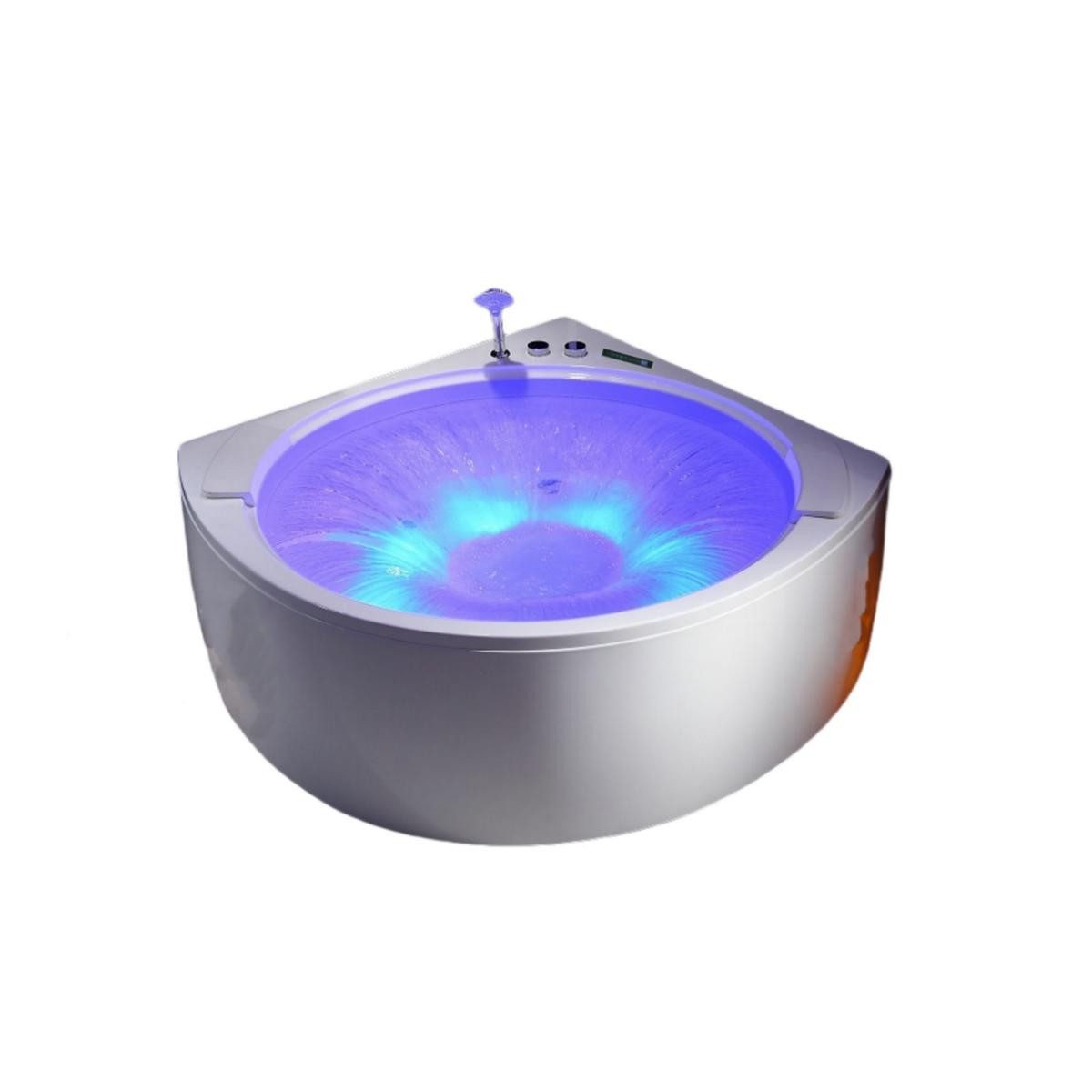 Duwilux Whirlpool-Badewanne 2 Per Whirlpool 150x150 Melbourne Badewanne Whirlwanne, (1-tlg), Wasserfallmassage