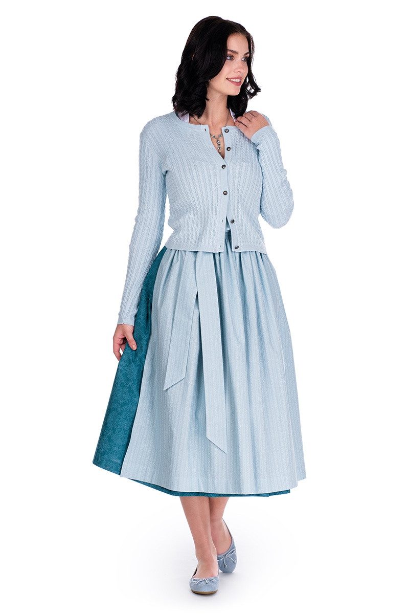 Hammerschmid Trachtenstrickjacke Trachten Strickjacke - REIT - eisblau günstig online kaufen