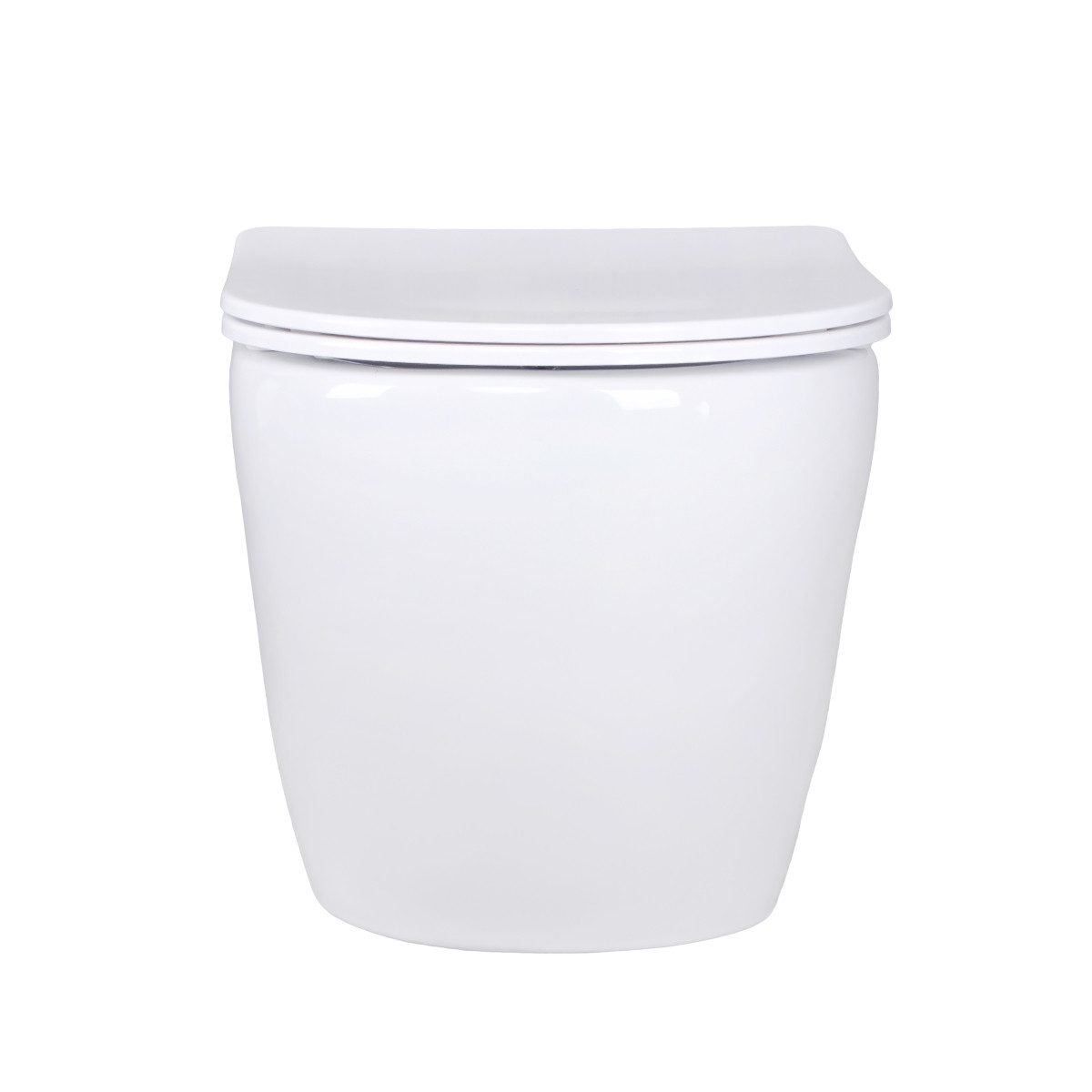 Belvit WC-Komplettset mit Taharet / Bidet Funktion, verschiedene WCs in schwarz & weiß, (Spar-Set Spülrandloses Wand-WC), Softclose, Vorwandelement, Absperrventil & Hygienedusche