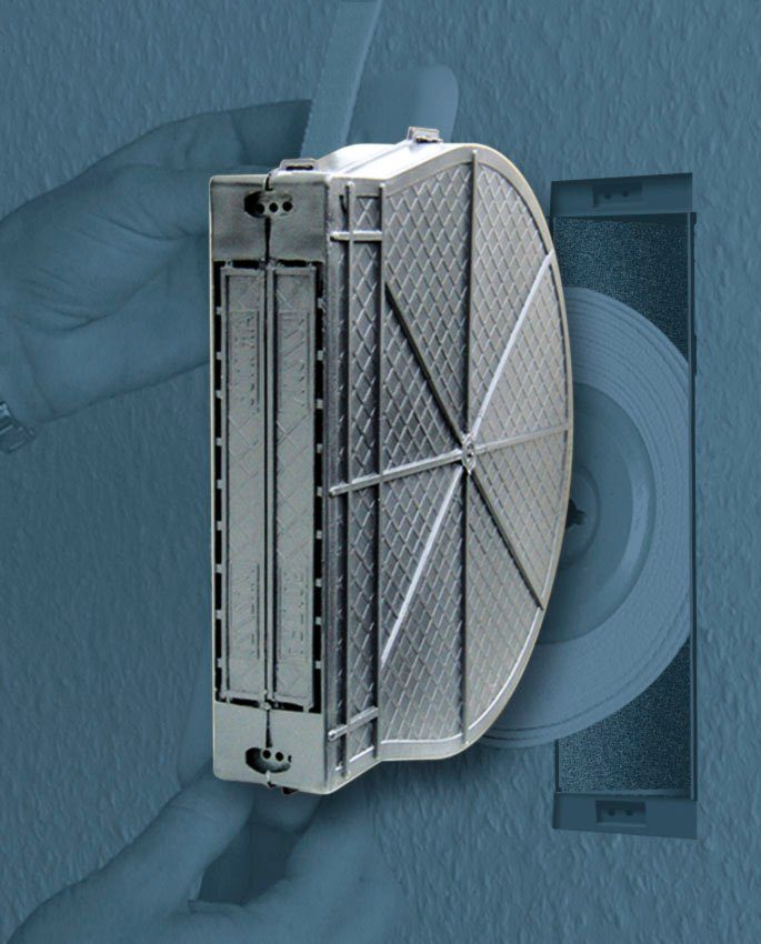 SCHELLENBERG Mauerkasten für Einlasswickler und elektrische Gurtwickler Maxi, Packung, 1-St., Gurtkasten aus PVC, Lochabstand 13,5 cm