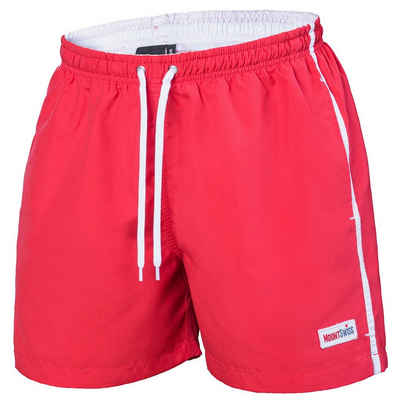 Mount Swiss Badeshorts Mount Swiss Männer Badehose DARIO mit seitlichen Taschen & Gesäßtasche (1-St)