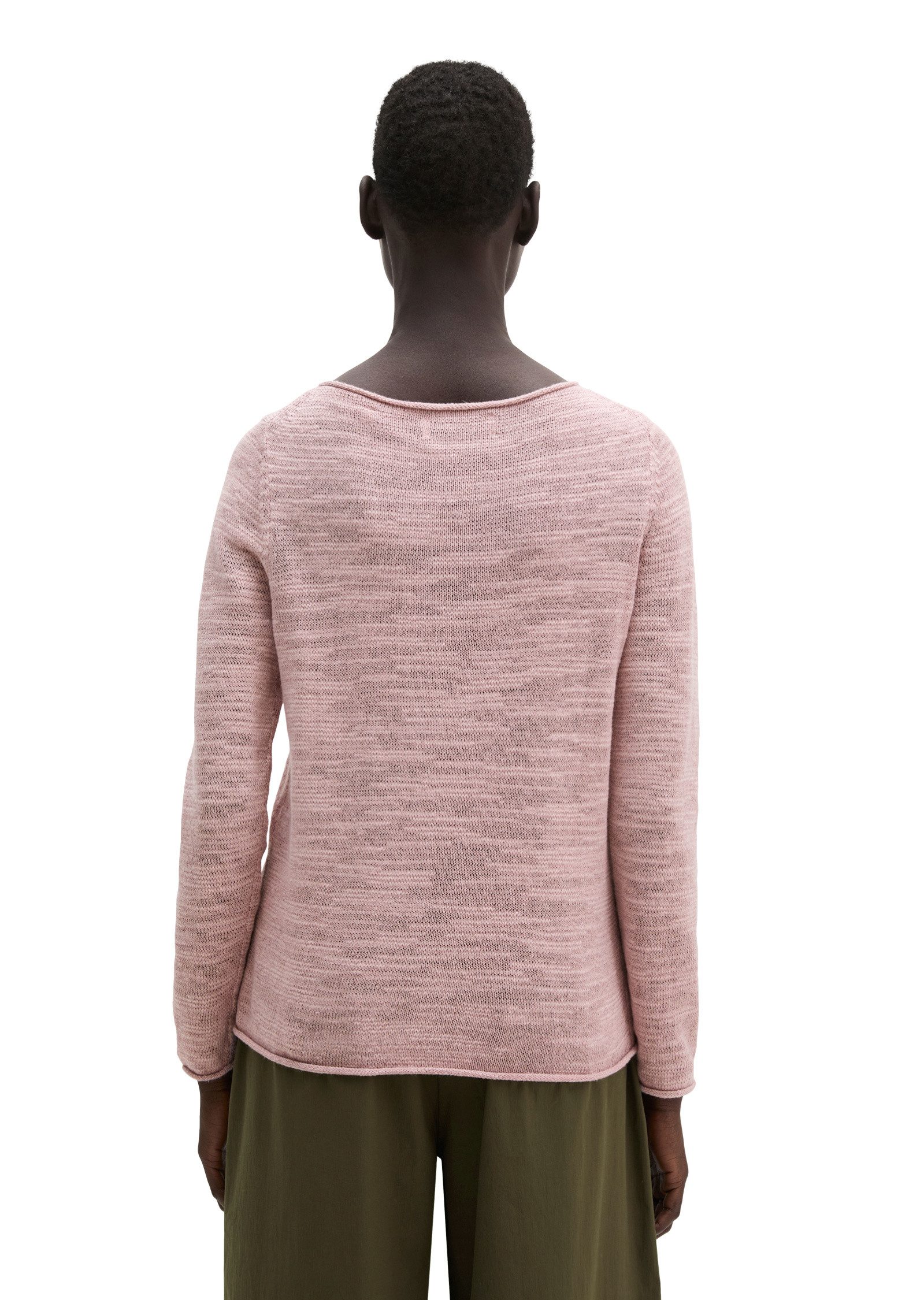 Marc O'Polo Strickpullover aus Leinen-Baumwolle-Mix