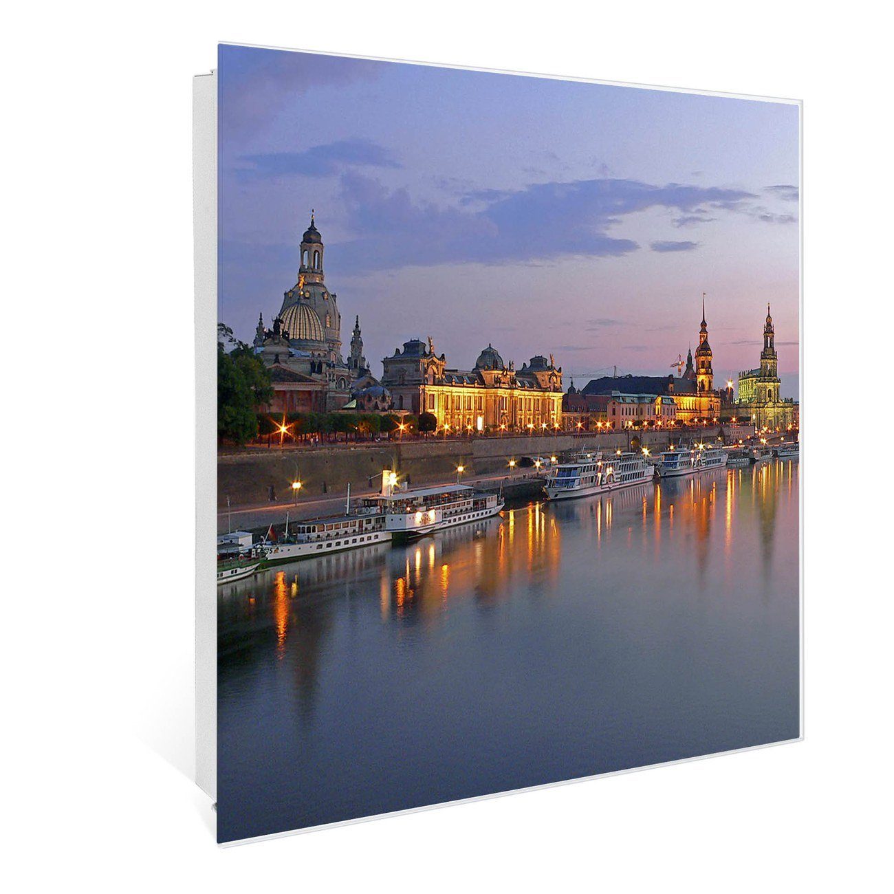 banjado Schlüsselkasten »Glas Dresden« (Stahl Gehäuse, mit 50 Haken), 30 x  30 x 5 cm online kaufen | OTTO
