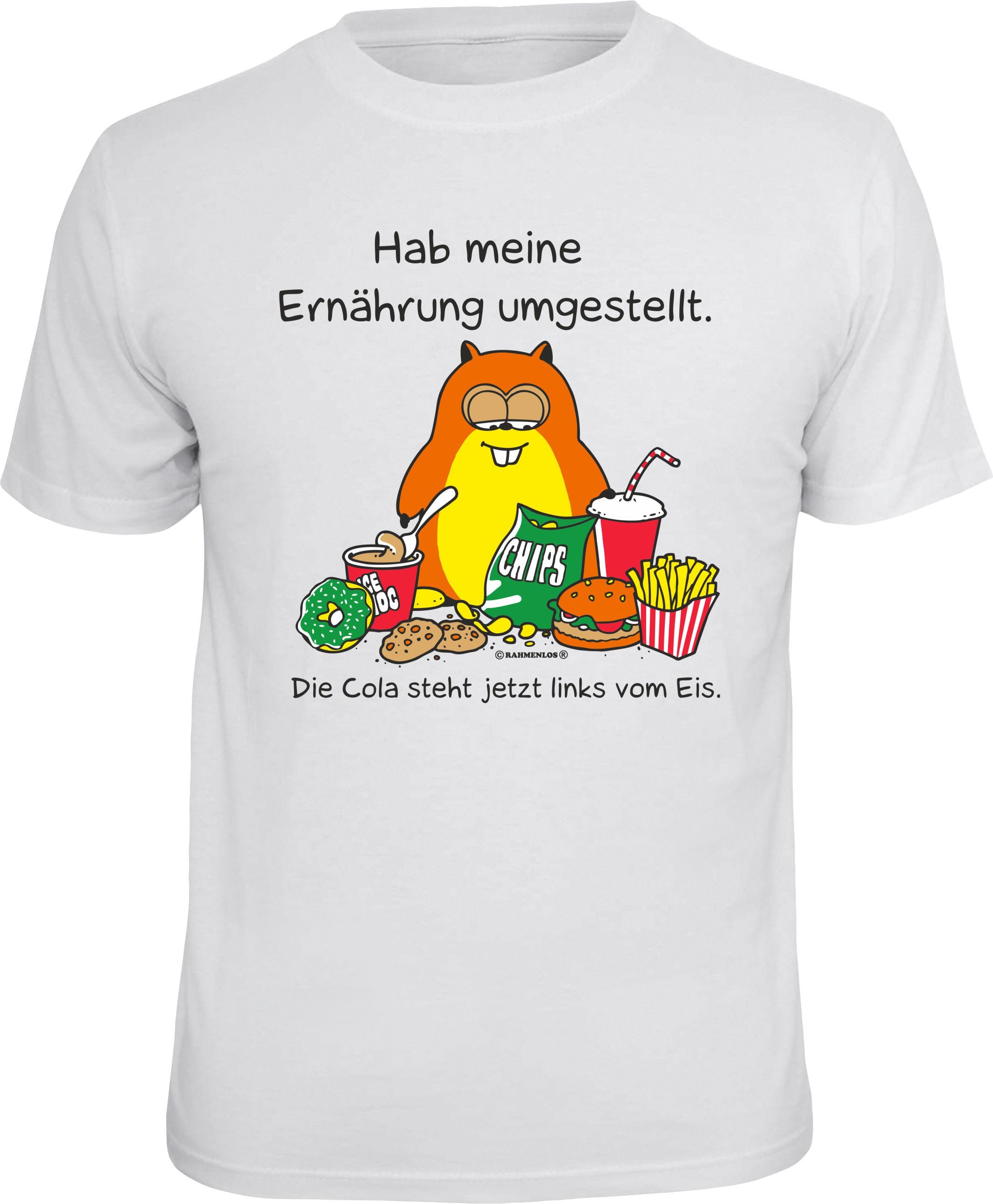 T-Shirt für Naschkatzen - Hab meine Ernährung umgestellt