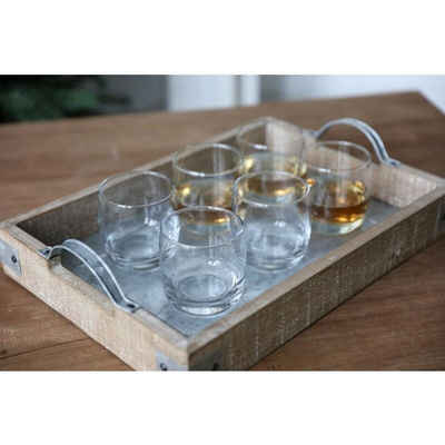BURI Gläser-Set Whiskygläser Whiskey Getränke Trinken Glas Tumbler Service Bar Genieße, Glas