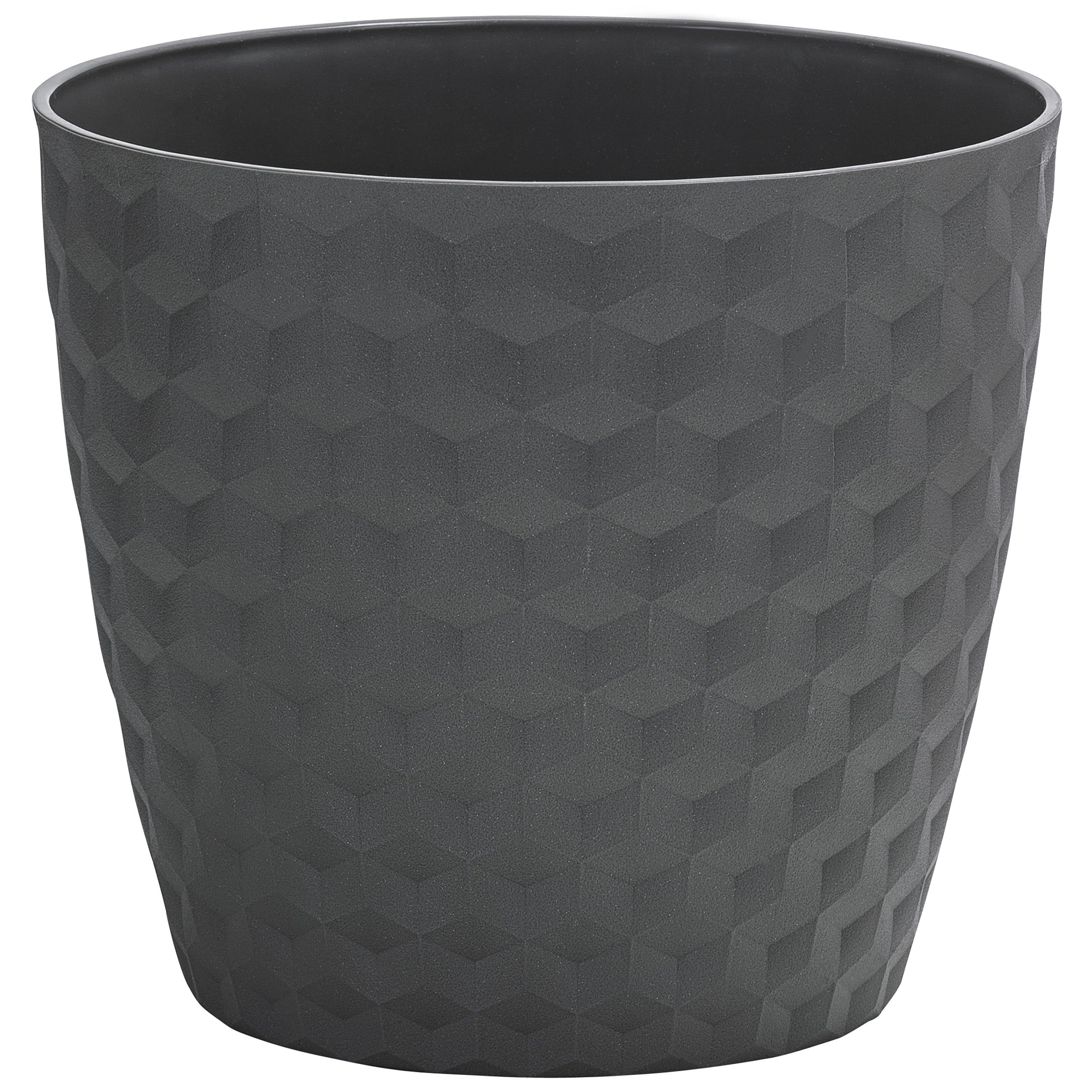 Dehner Blumentopf Ruby Blumentopf, strapazierfähig, versch. Größen und Farben, aus recycelten Materialien, Kunststoff