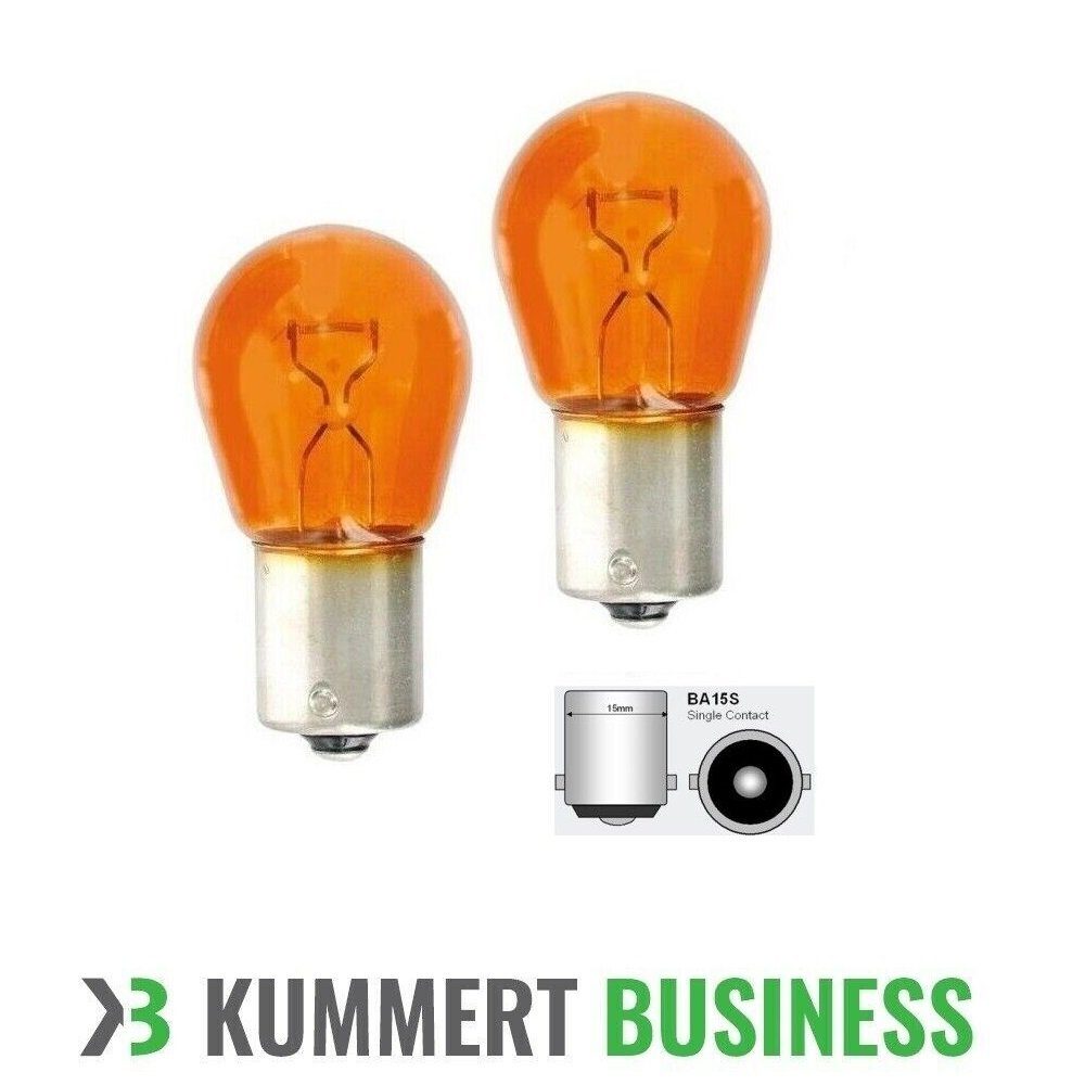 12V Blinker orange P21W 21W Kummert 2x BA15S Business Glühlampe