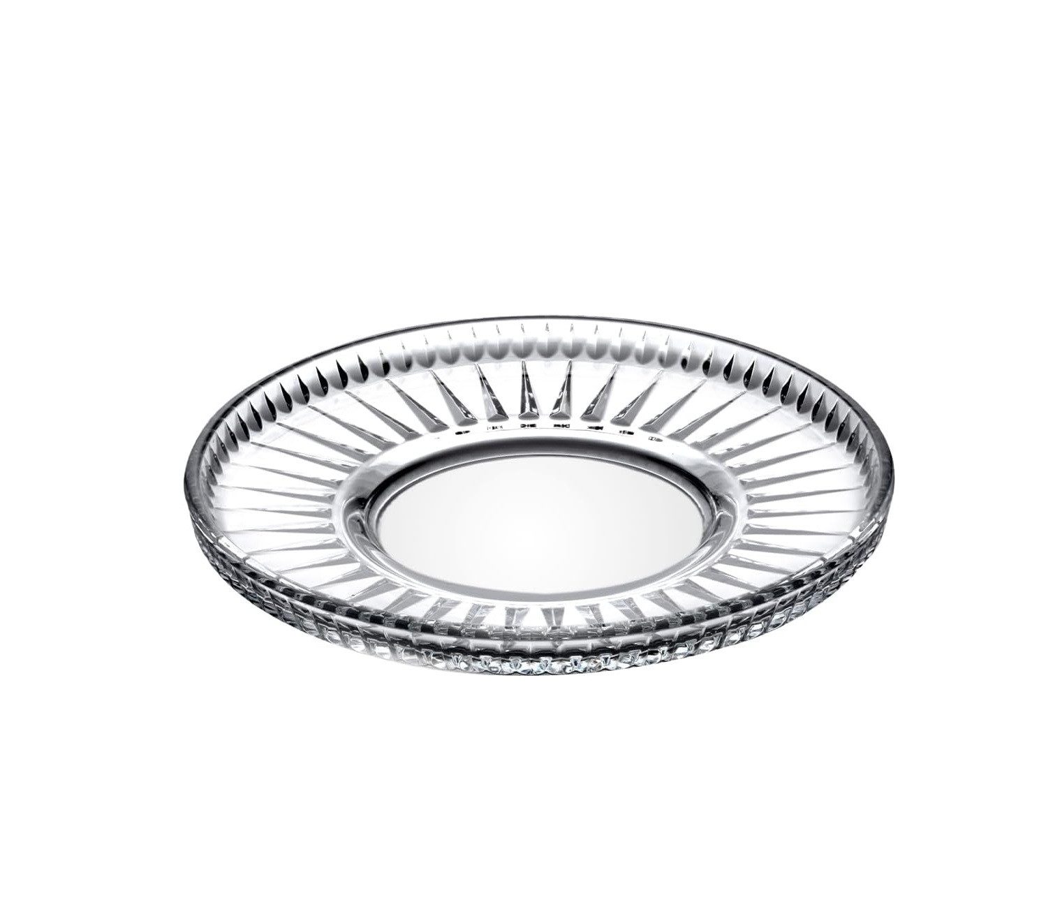 Pasabahce Teeglas Elysia Untersetzer in Kristalloptik - ø13 cm - 6 teiliges Set, 6-tlg., Glas, 6-teilig