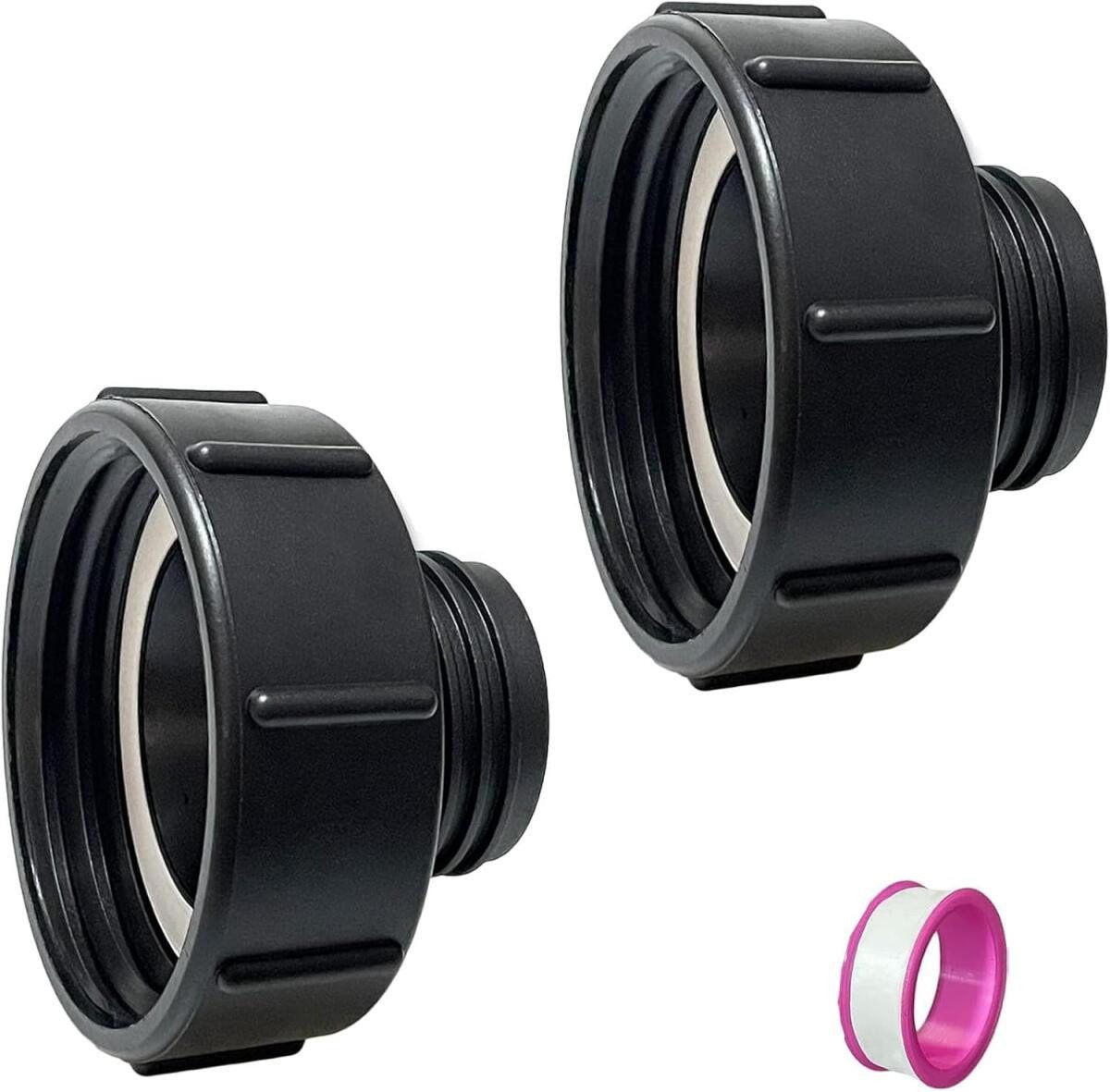 FELIXLEO IBC Tank Adapter S100x8 zu S60x6 Wassertank Anschluss Adapter