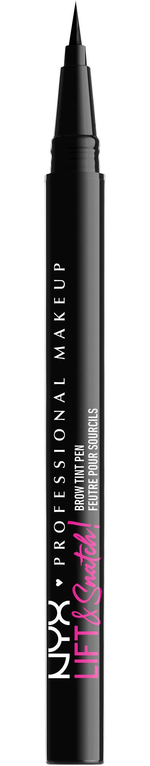 NYX Augenbrauen-Stift Professional Makeup Lift & Snatch Brow Tint Pen black | Augenbrauen