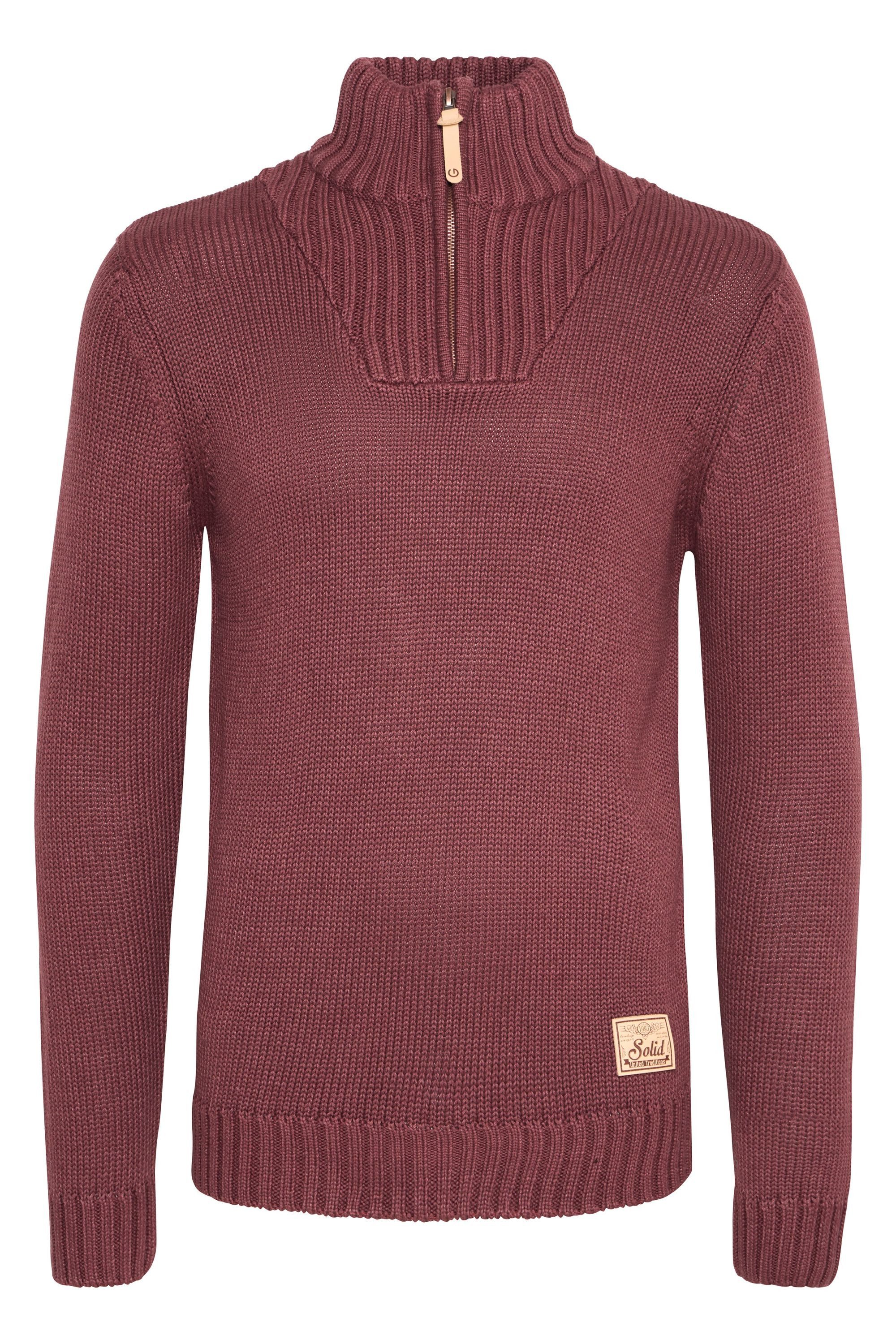 !Solid Troyer SDPetro Strickpulli mit hochabschließendem Kragen günstig online kaufen