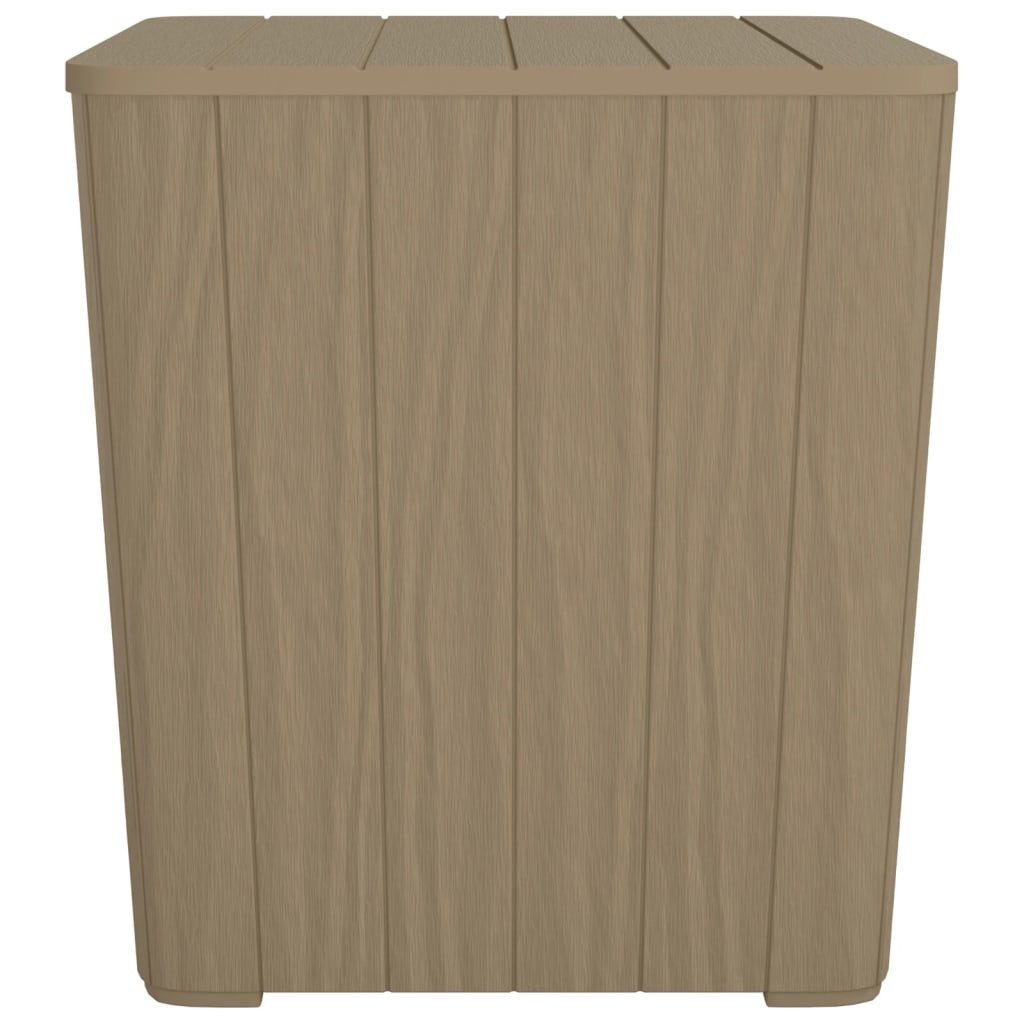 vidaXL Gartentisch Gartentisch mit Abnehmbarer Tischplatte Hellbraun Polypropylen (1-St)