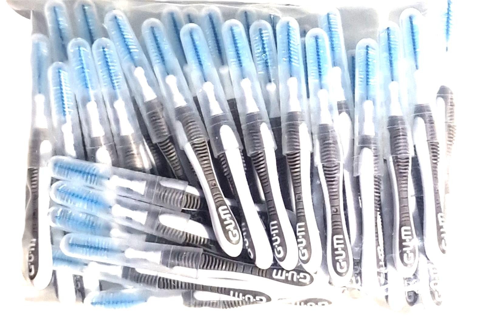 GUM Interdentalbürsten GUM TRAV-LER Interdentalbürsten grau 2,0mm - 50 Stück im Beutel