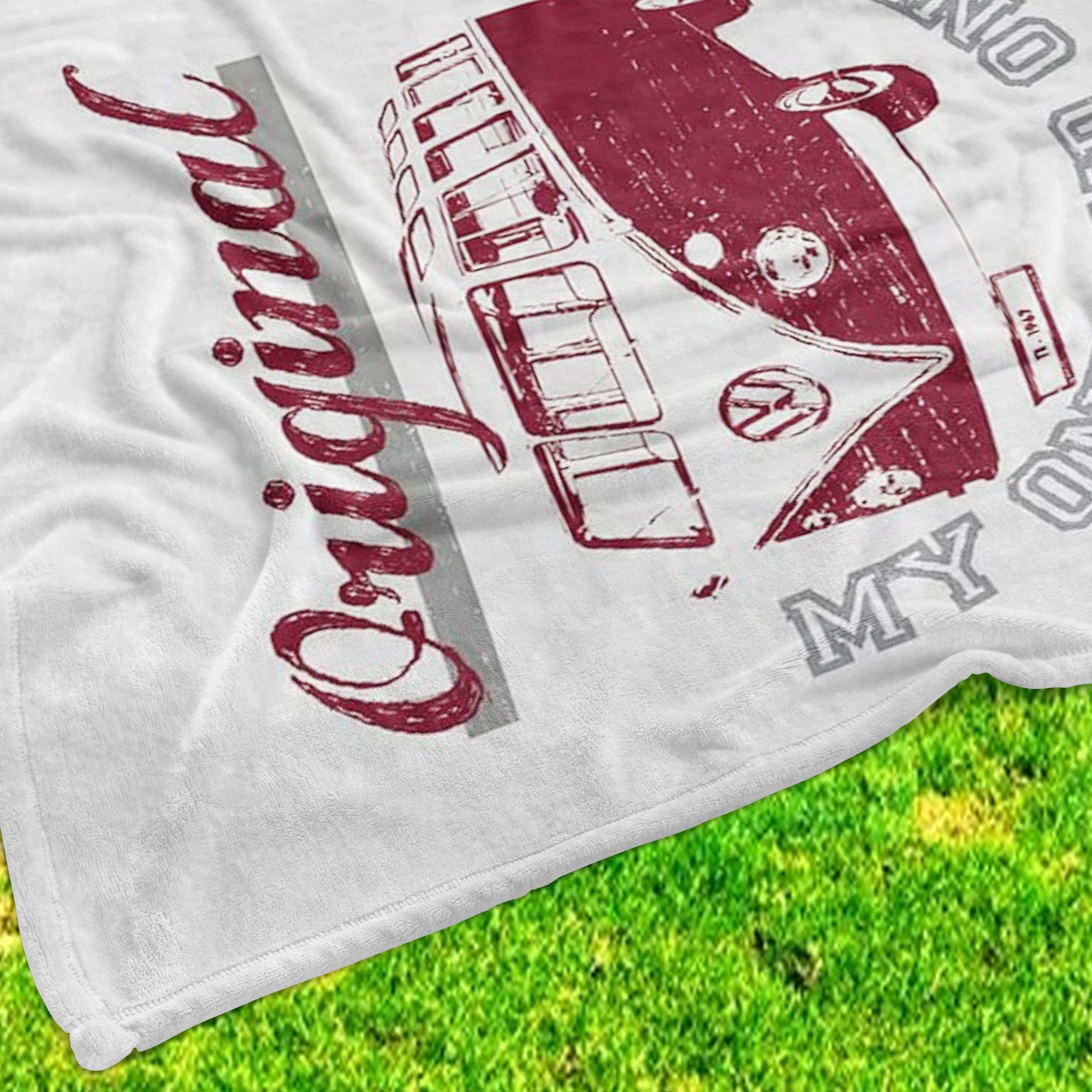 Wohndecke VW Volkswagen Decke Bulli T1 My One and Only 130x170 cm Kuschelde günstig online kaufen