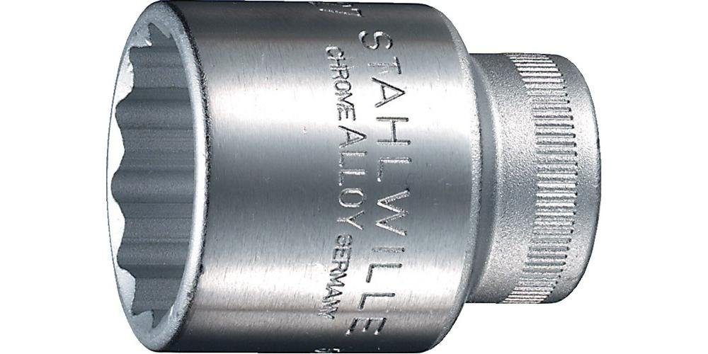 Stahlwille Steckschlüssel Steckschlüsseleinsatz 50 1/2 ″ 12-kant Schlüsselweite 21 mm Länge 42 mm