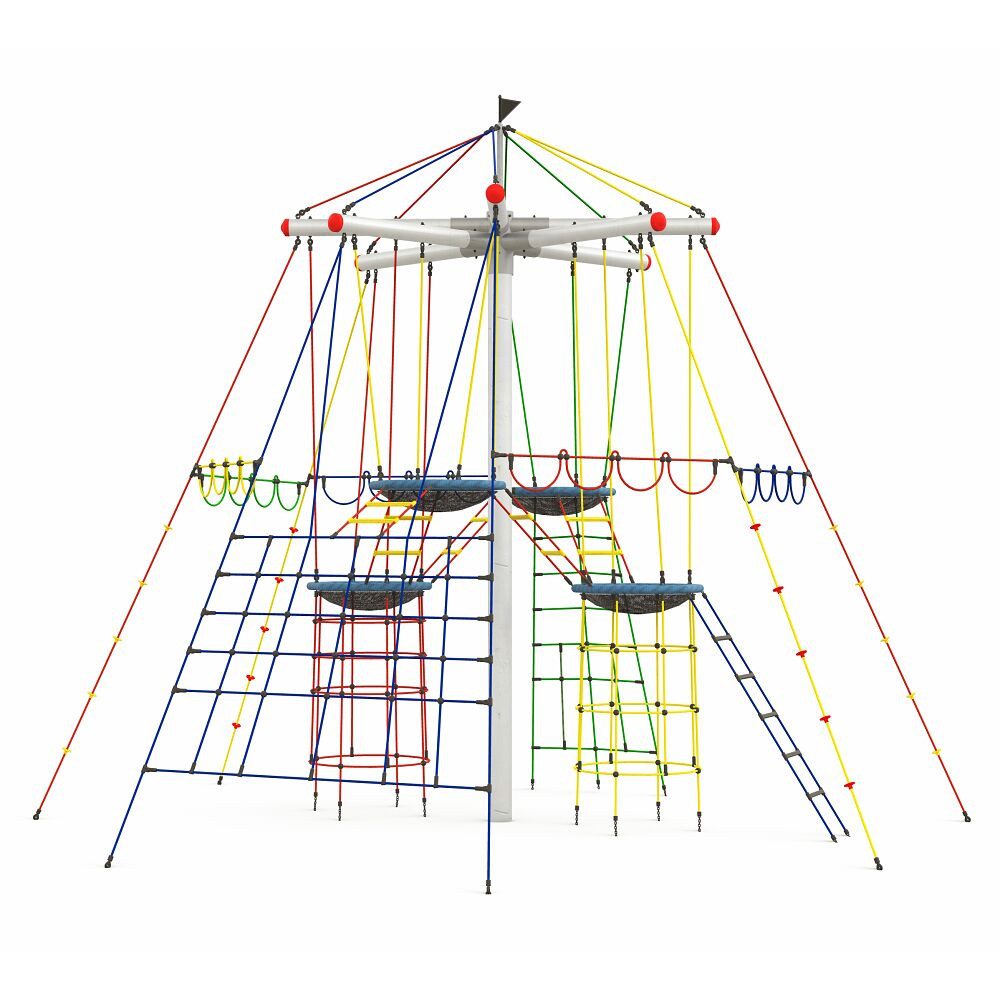 Huck Seiltechnik Klettergerüst Vogelnestbaum, Nach DIN EN 1176 gefertigt