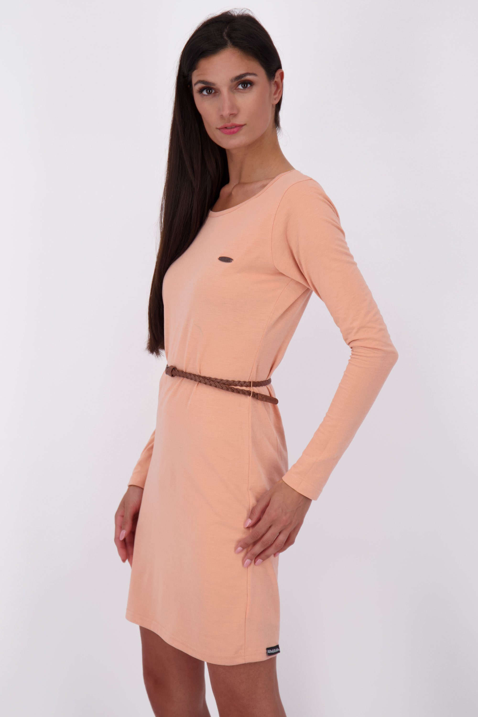 Alife & Kickin Blusenkleid mahagonium Longsleeve Sommerkleid, Damen Dress A Kleid melange EllinAK