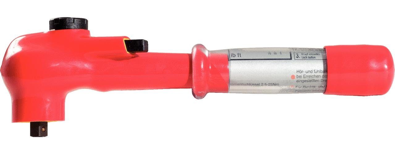 3/8" und Schutzisolierung KS Umschalt-Ratschenkopf, 5-50Nm Drehmomentschlüssel Tools mit Drehmomentschlüssel