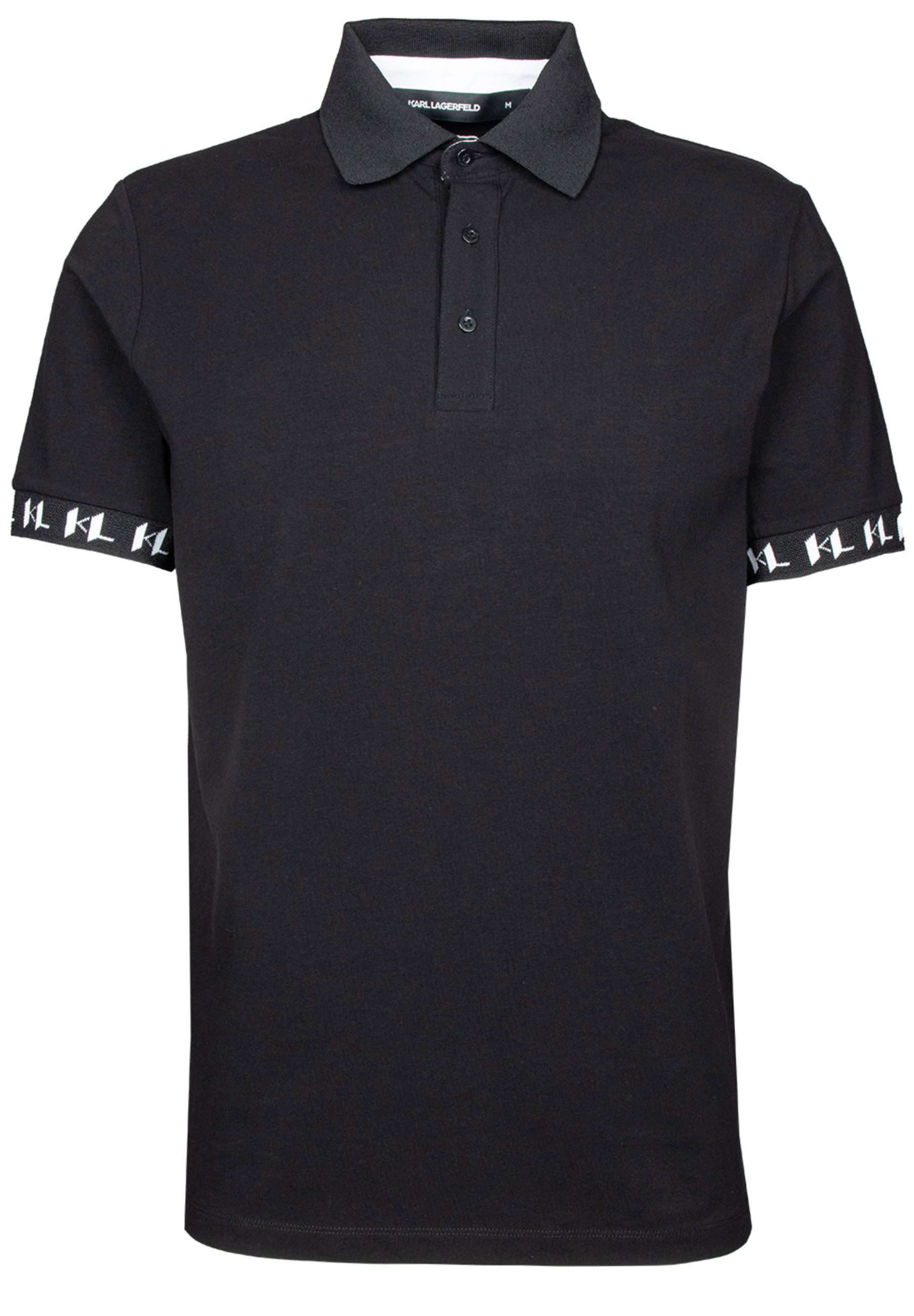 LAGERFELD Poloshirt mit Monogramm-Detail (1-tlg) günstig online kaufen