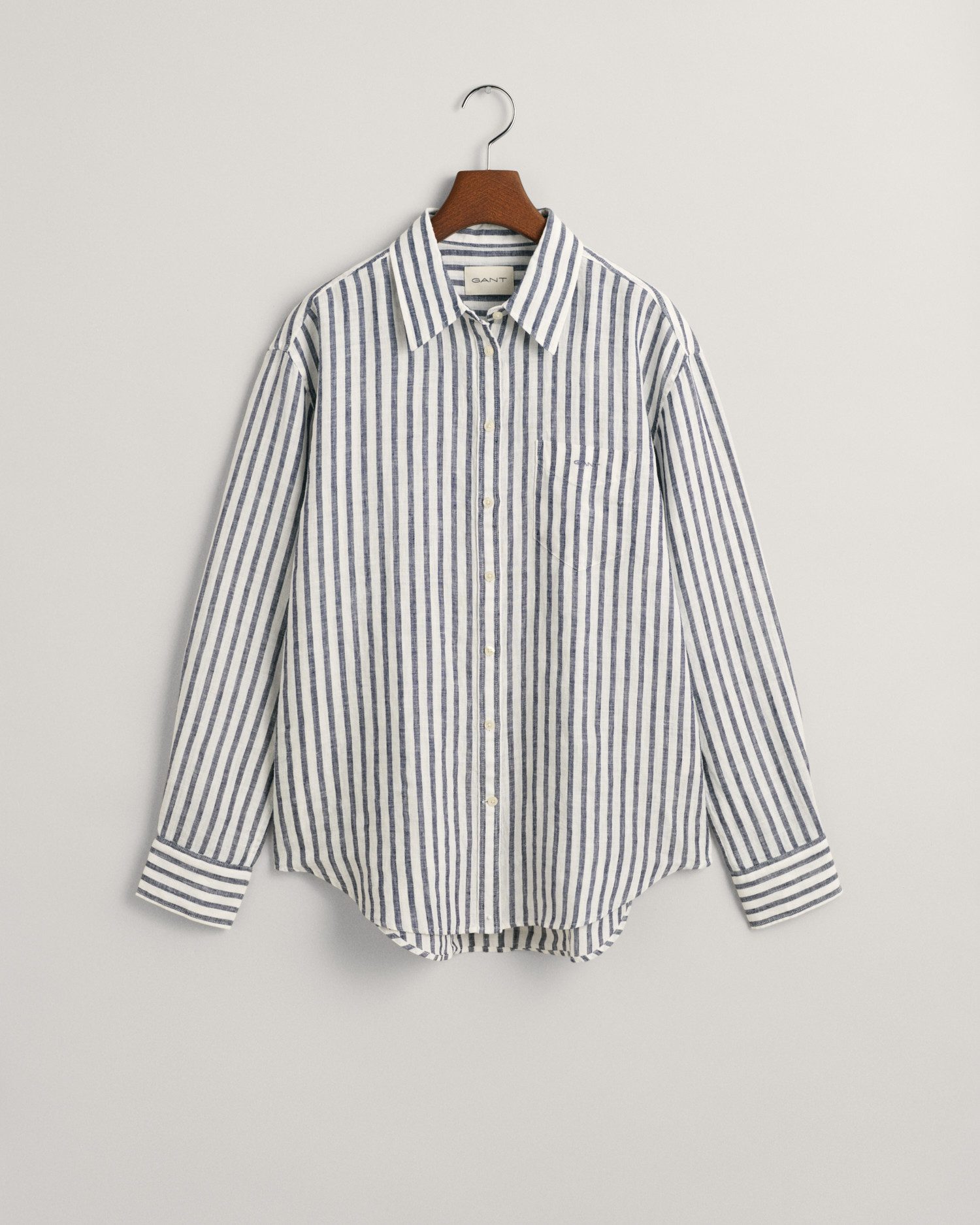 Gant T-Shirt REL STRIPED LINEN SHIRT