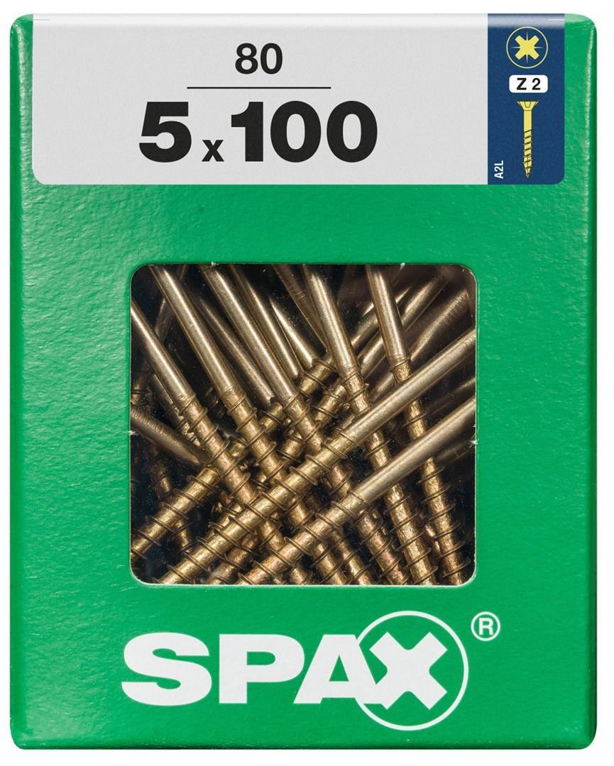 beliebter großer Rabatt SPAX Holzbauschraube Spax Universalschrauben 5.0 x PZ 2 80 - 100 mm