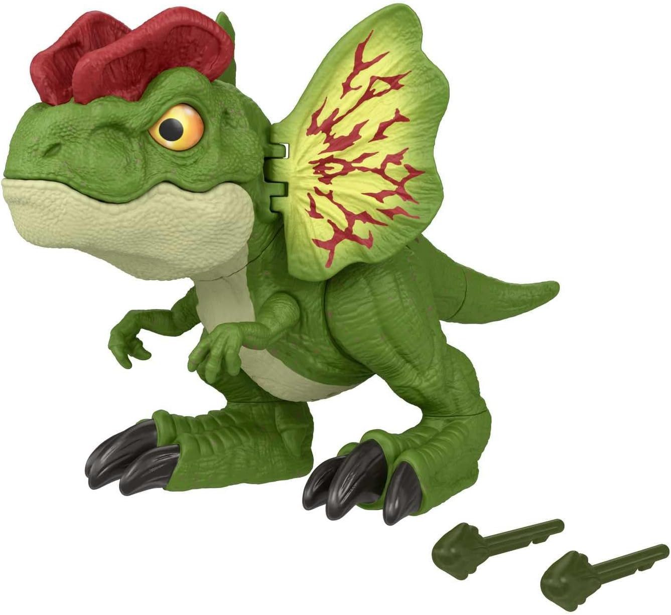 Actionfigur Mattel JURASSIC WORLD Dilophosaurus Dinosaurierspielzeug