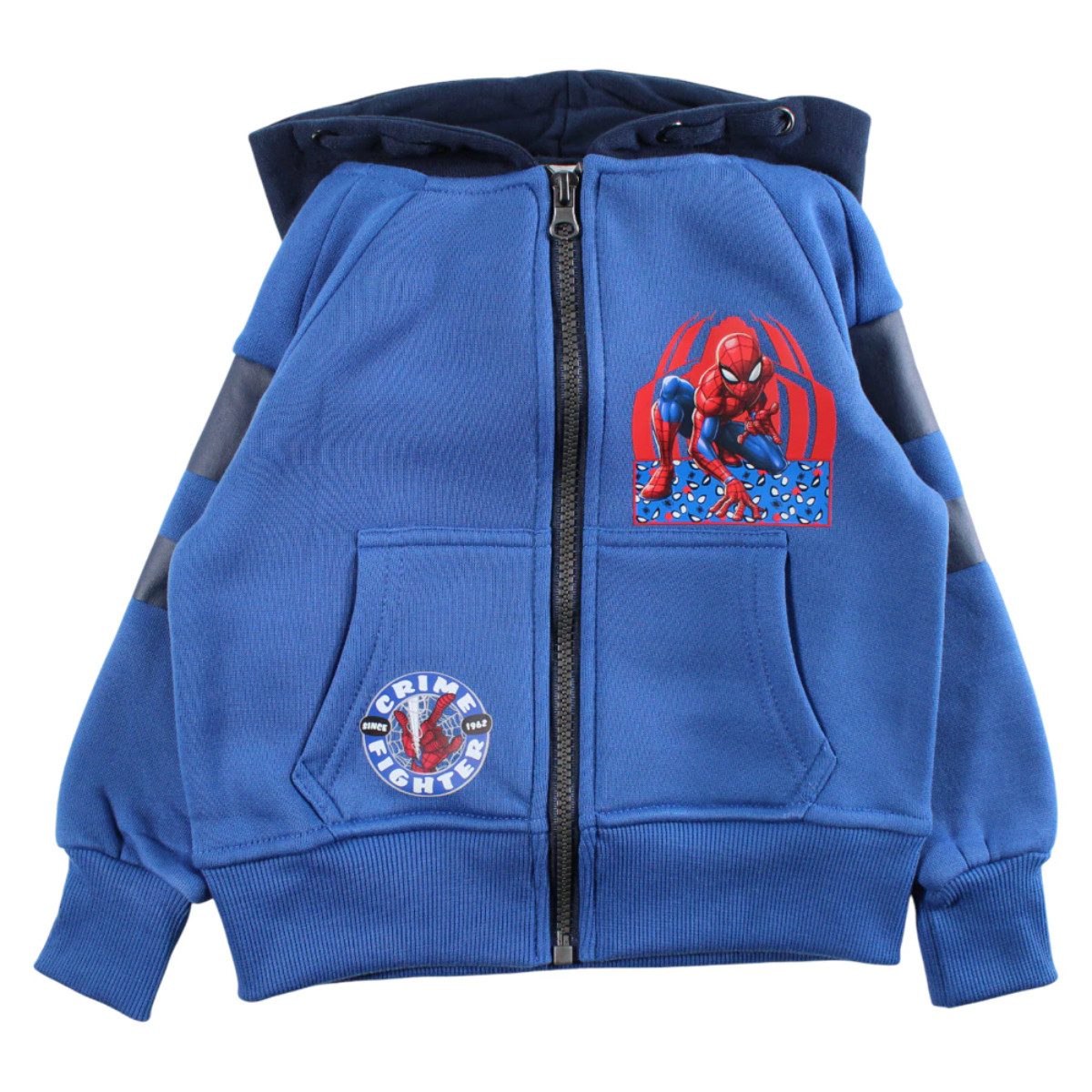Spiderman Kapuzensweatjacke Kapuzenjacke für Jungen – Hoodie mit Reißverschluss, 100 % Polyester