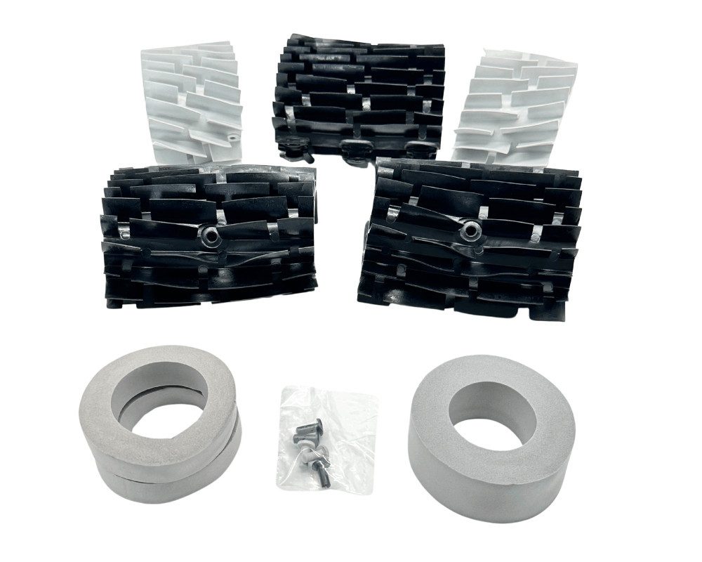 Meranus Poolbodensauger PVC Bürstenset "high traction" Power 4.0 Ersatzteil 48571210 71210