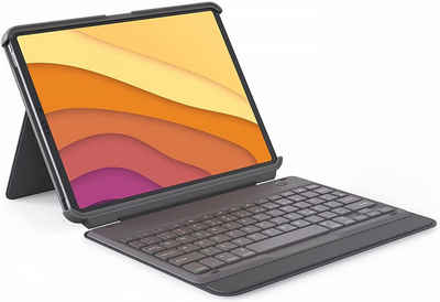 Inateck »Tastatur Hülle für iPad Air 5&4, iPad Pro 11", iPad 9/8/7 Gen 10,2",« iPad-Tastatur (abnehmbar, mit flexiblem Ständer, QWERTZ)