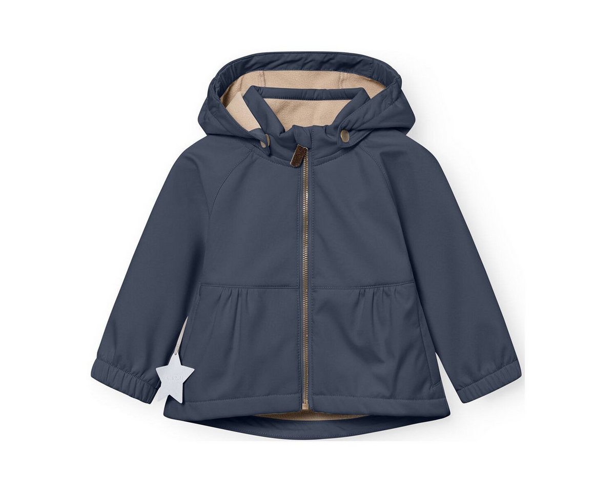 MINI A TURE Softshelljacke Matbriddi Softshell jacket. GRS Elegante Softshelljacke mit abnehmbarer Kapuze und reflektierenden