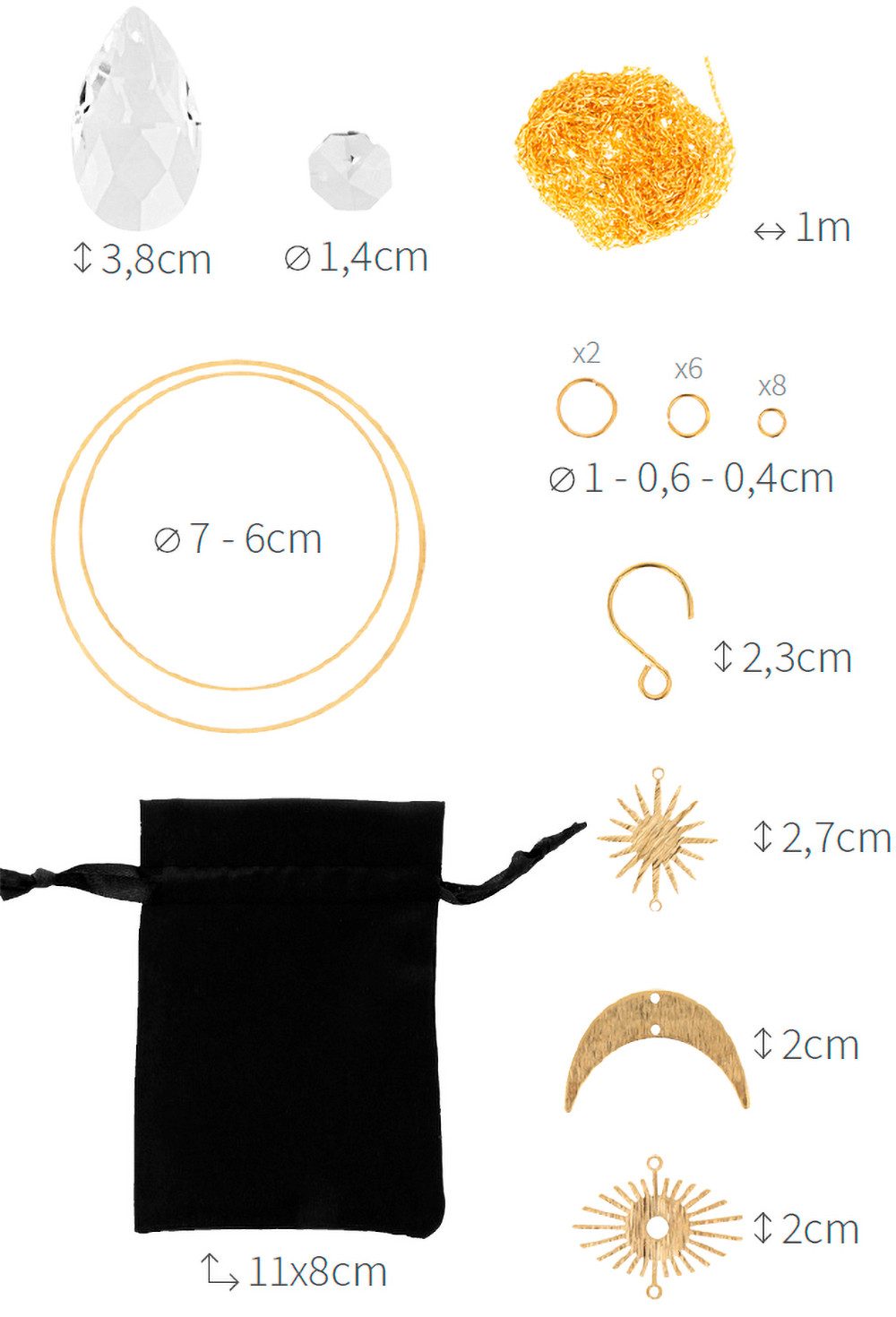 Artemio Kreativset Suncatcher-Set, (26-tlg)