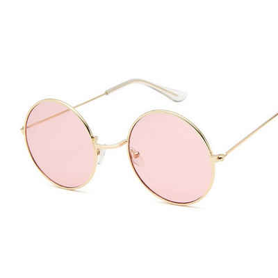 Amy too Sonnenbrille Yoko (gold pink, 1-St) minimalistischer Rahmen in Trendfarbe