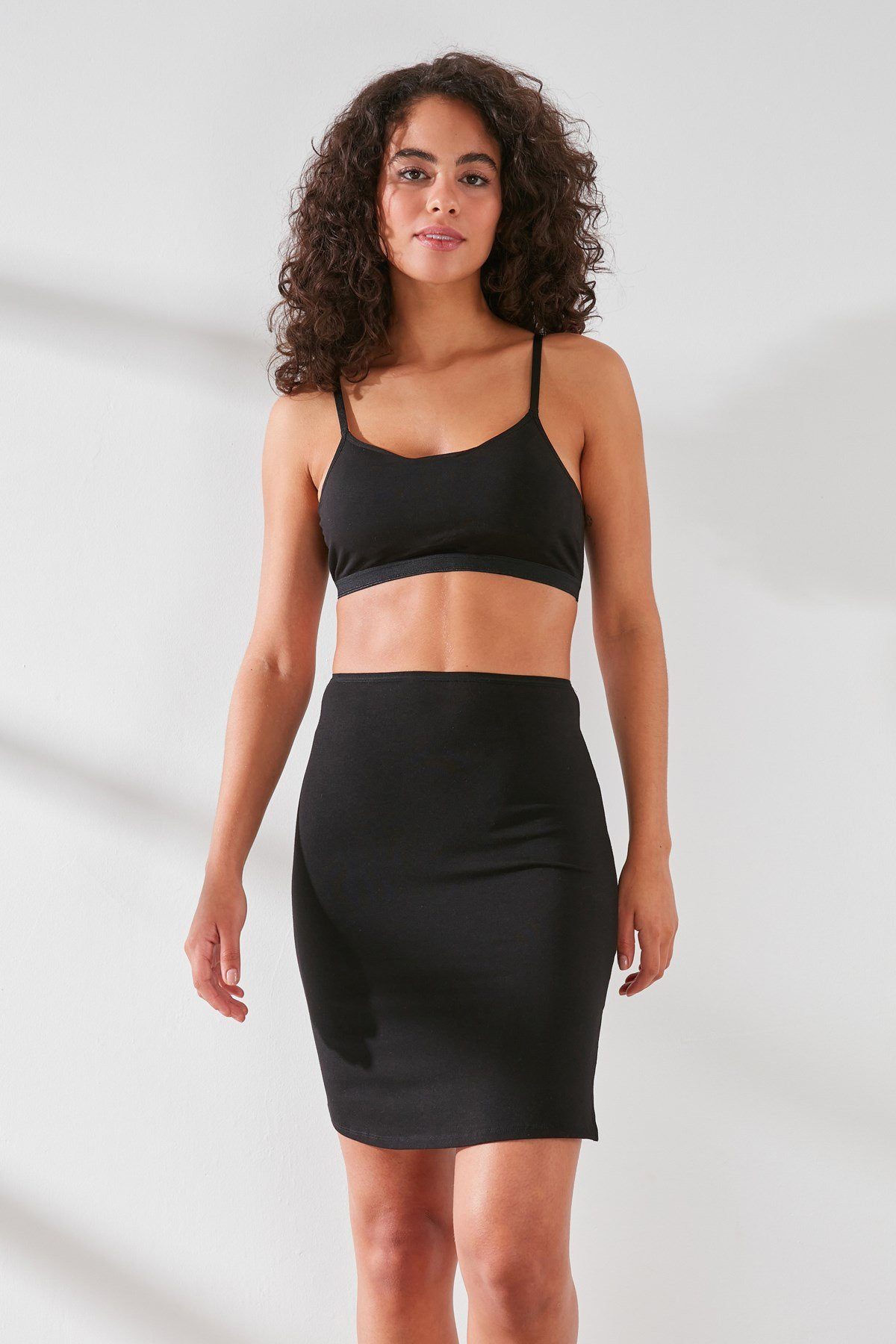 Unterkleid Damen Modal Baumwoll Mini Slip