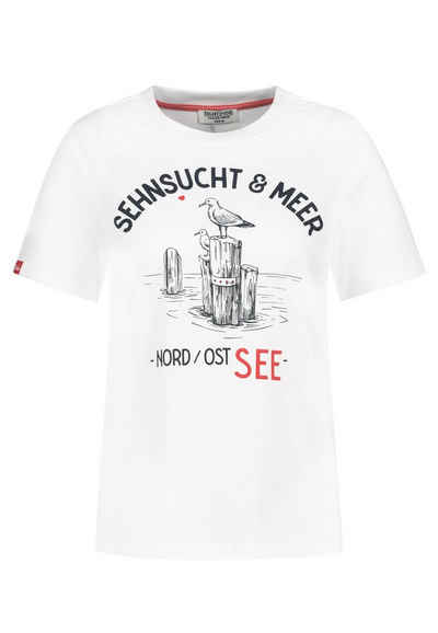 Eight2Nine T-Shirt T-Shirt Küstenprint