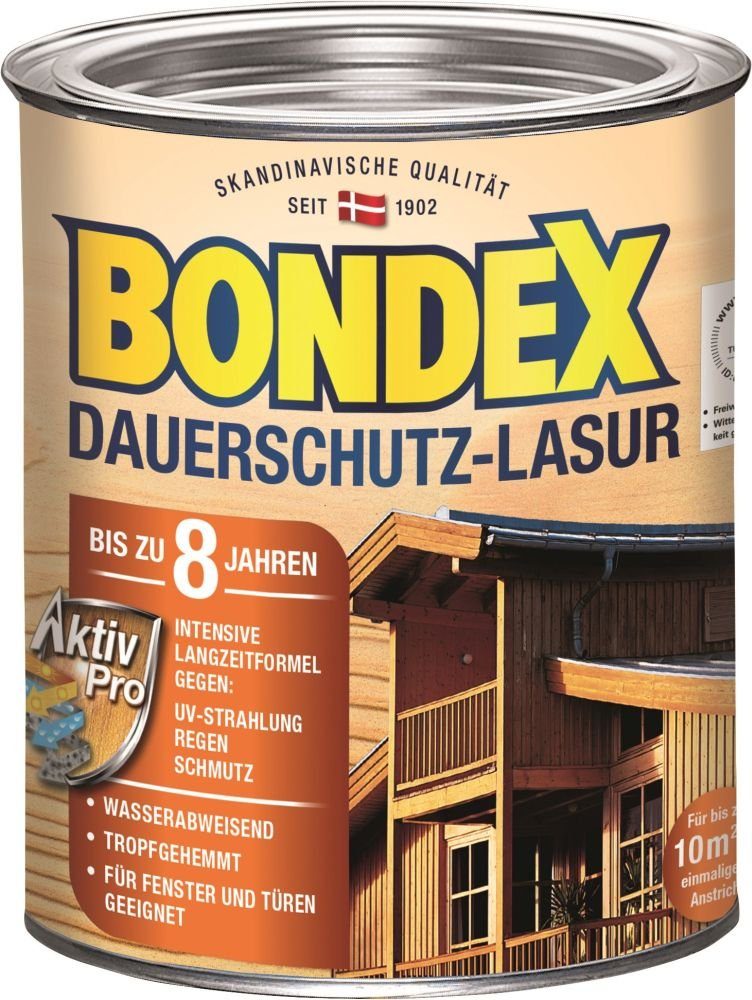 Bondex 750 ml ebenholz Dauerschutz Bondex Lasur Lasur