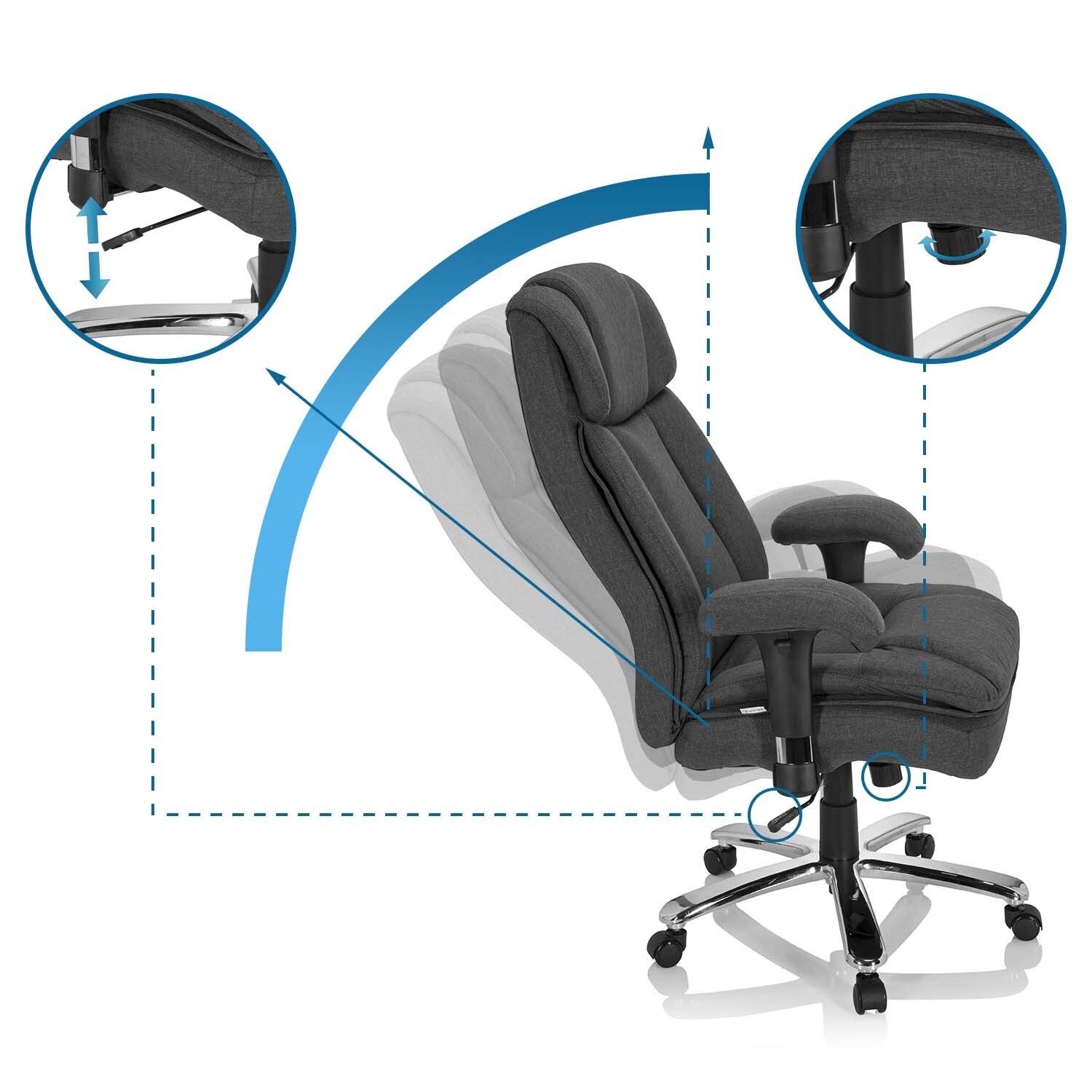 hjh OFFICE Drehstuhl XXL Drehstuhl BUILDER günstig online kaufen