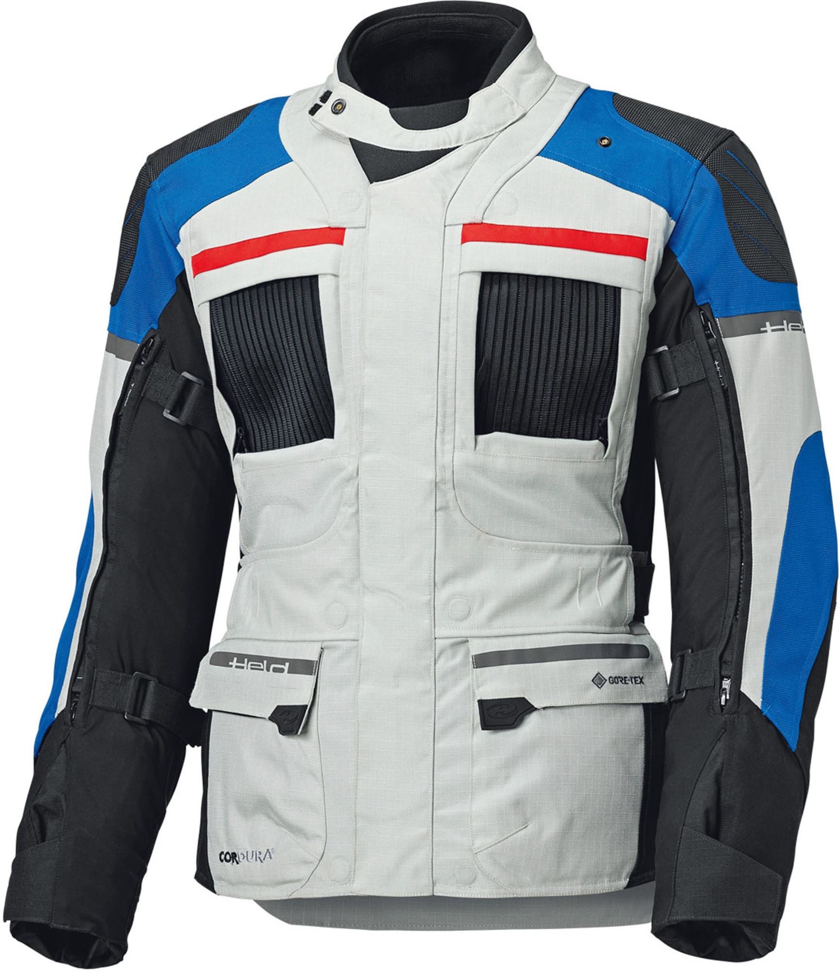 Held Biker Fashion Motorradjacke Carese 3 Adventure Motorrad Textiljacke Verbindungsreißverschluss,Ellenbogenprotektoren enthalten,Schulte