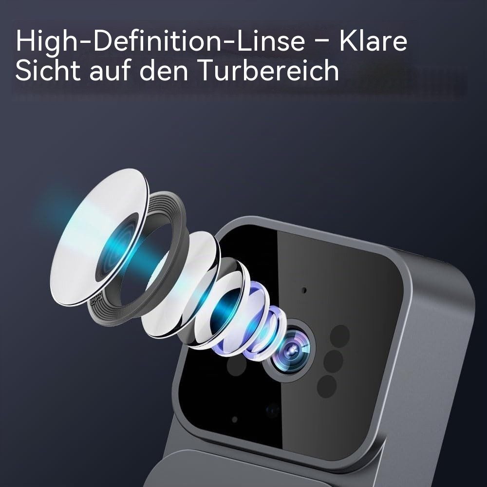 Topcony Überwachungskamera Video-Türsprechanlage Videotürklingel Video Doorbell 4,3 Zoll kabellos (Außen, Innen, Türklingel-Kamera, kabellos, mit Monitor, Video – Bild 4 von 5