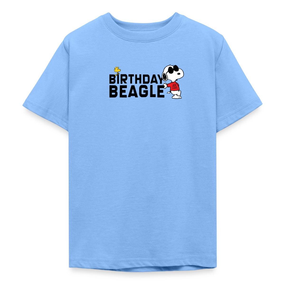 Spreadshirt T-Shirt Peanuts Geburtstagsdesign Birthday Beagle Snoopy Teenager T-Shirt (1-tlg)