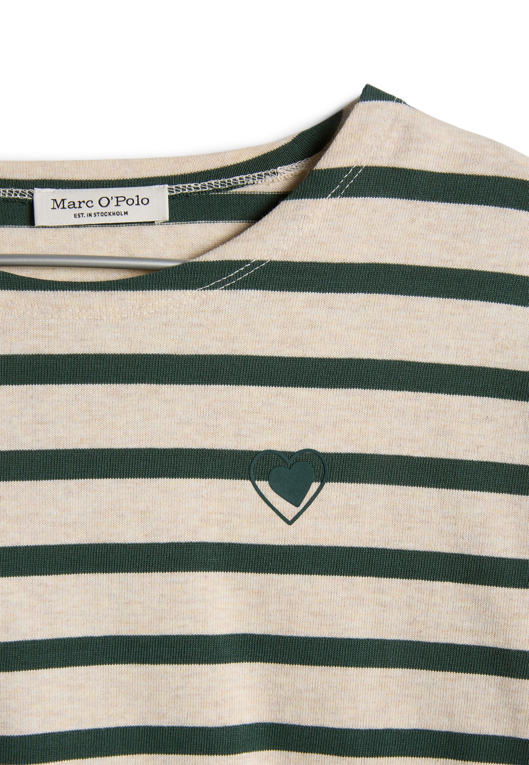 Marc O'Polo Longsleeve Md.-Longsleeve geringelt, Rundhals