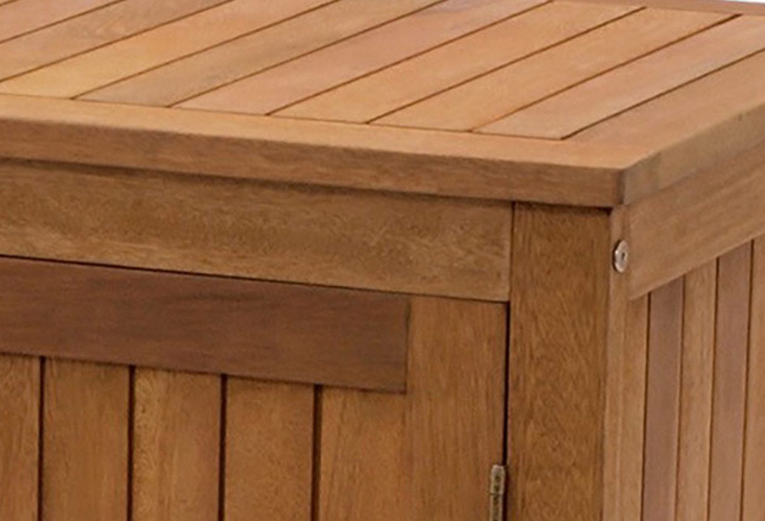 TPFGarden Beistellschrank EDMONTON (Beistellschrank mit zwei Klapptüren. FSC®-zertifiziert, aus geöltem Eukalyptusholz) BxTxH: 120x50x85 cm
