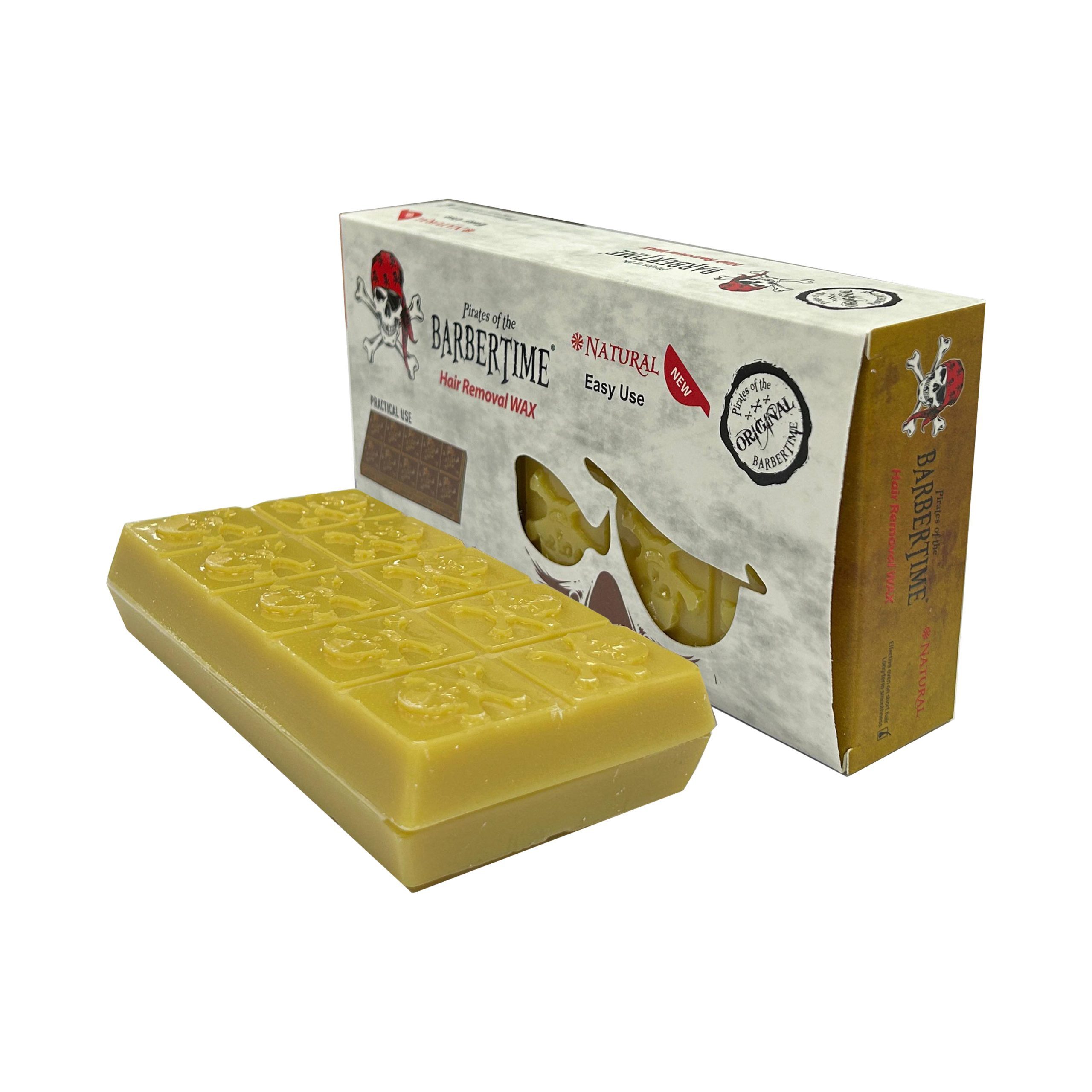 BARBERTIME Warmwachs-Haarentferner Heißwachs Hair Removal Wax Haarentfernungswachs 500g Natural