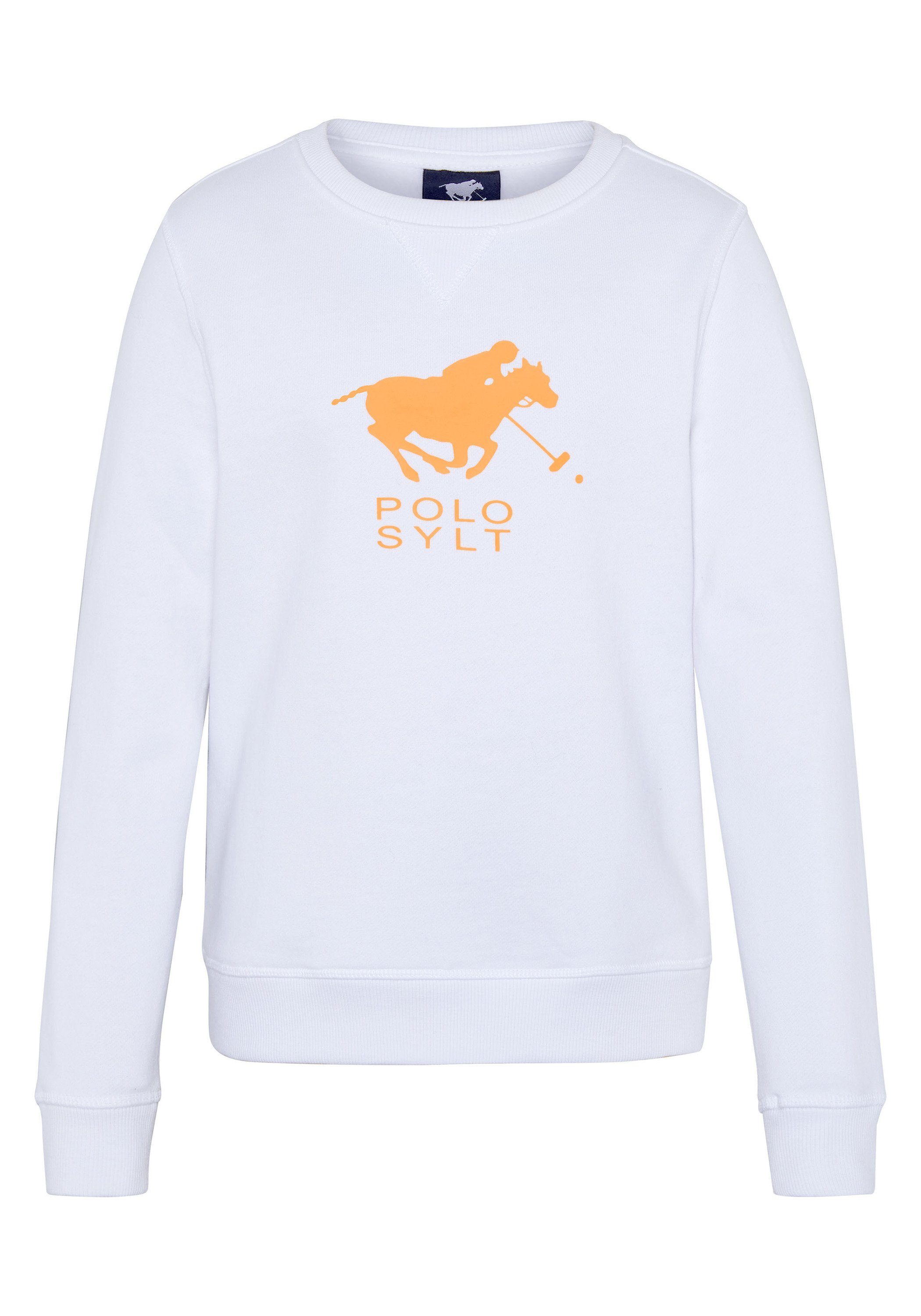 Polo Sylt Sweatshirt mit Label-Print