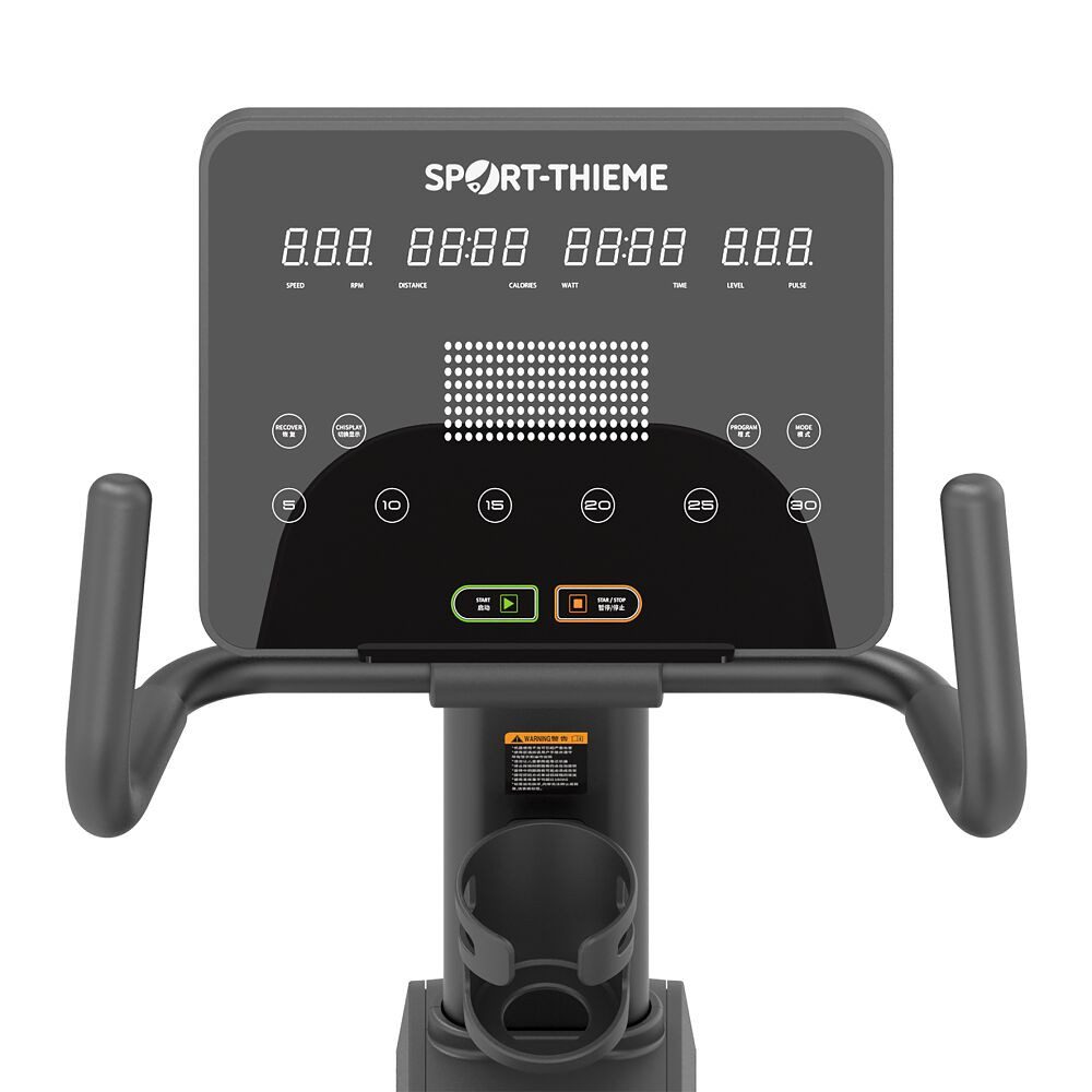 Sport-Thieme Liege-Ergometer Liegeergometer R850, 15,6-Zoll-Touchscreen für einfache Bedienung