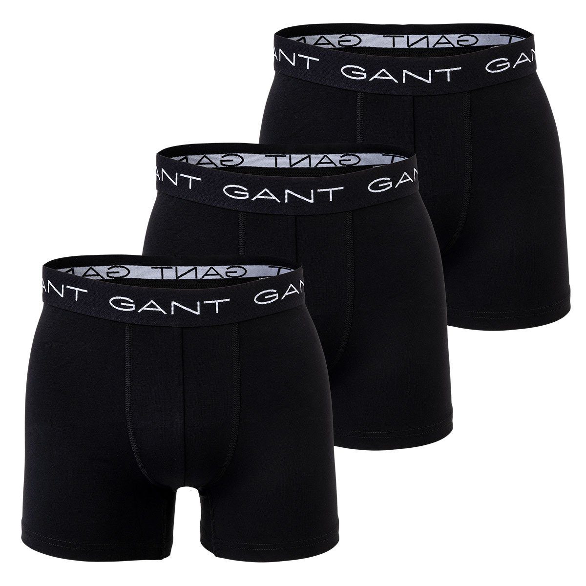 - Schwarz Pack Boxer Shorts, Herren Boxer 3er Gant Boxer Briefs