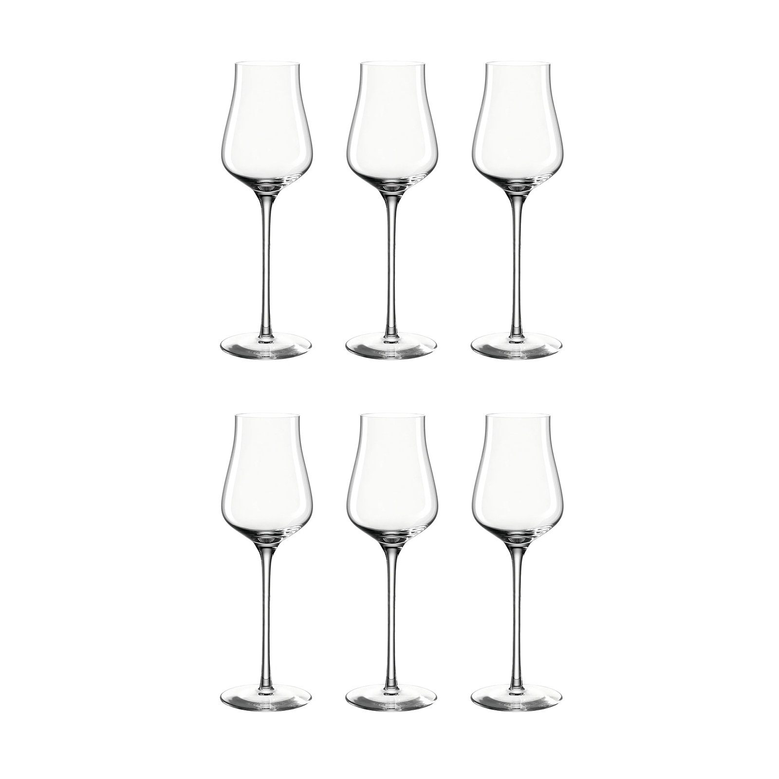 LEONARDO Schnapsglas Grappaglas 6er Set 210 ml BRUNELLI, Glas