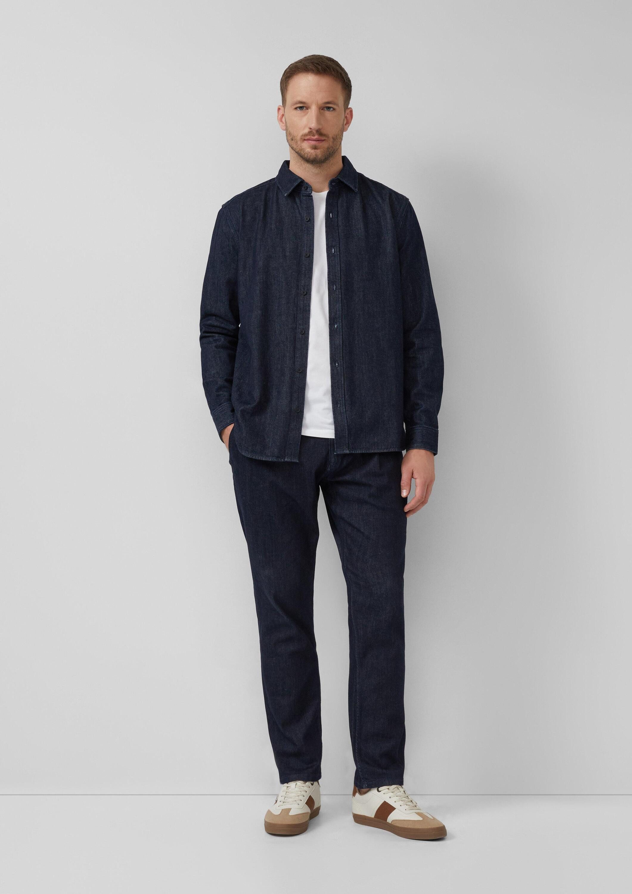 s.Oliver Regular-fit-Jeans Jeans-Hose Chinohose aus Denim