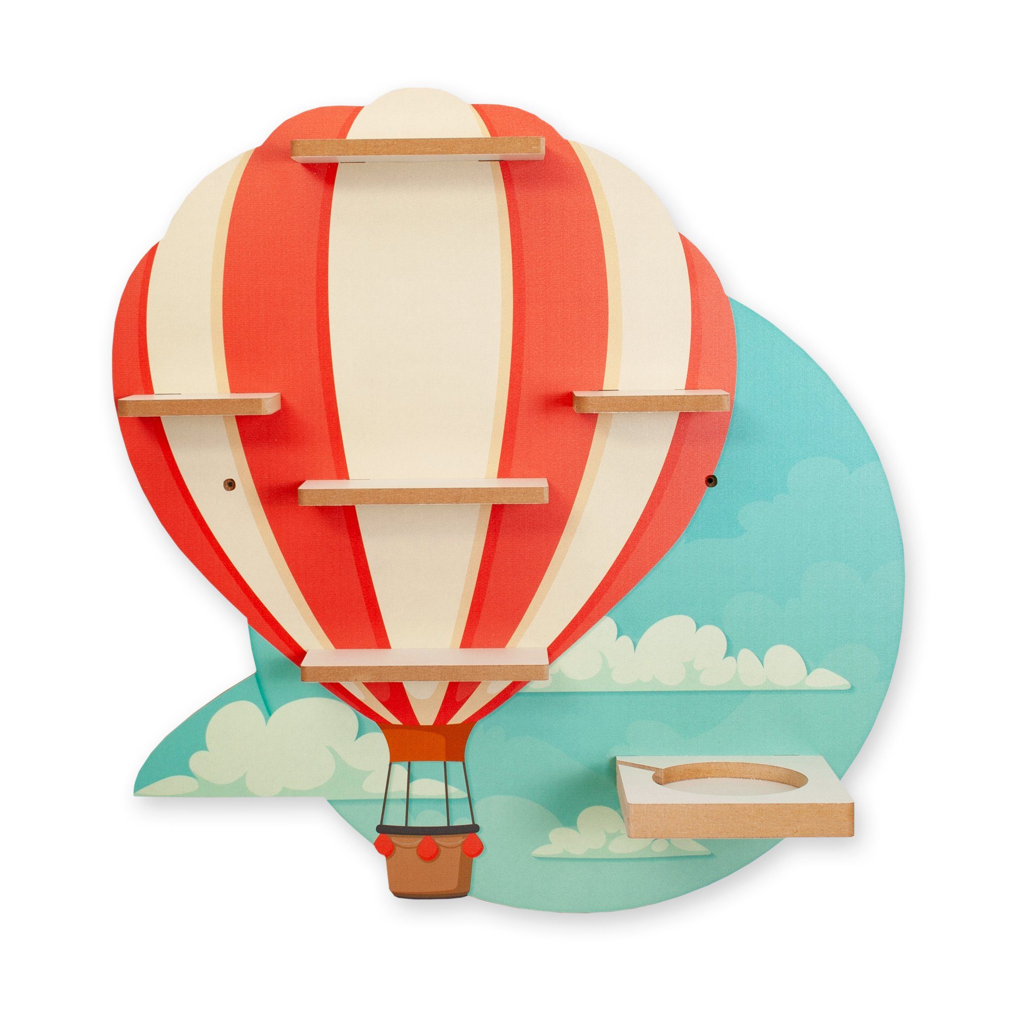Kinderregal MUSIKBOX-REGAL Heißluftballon