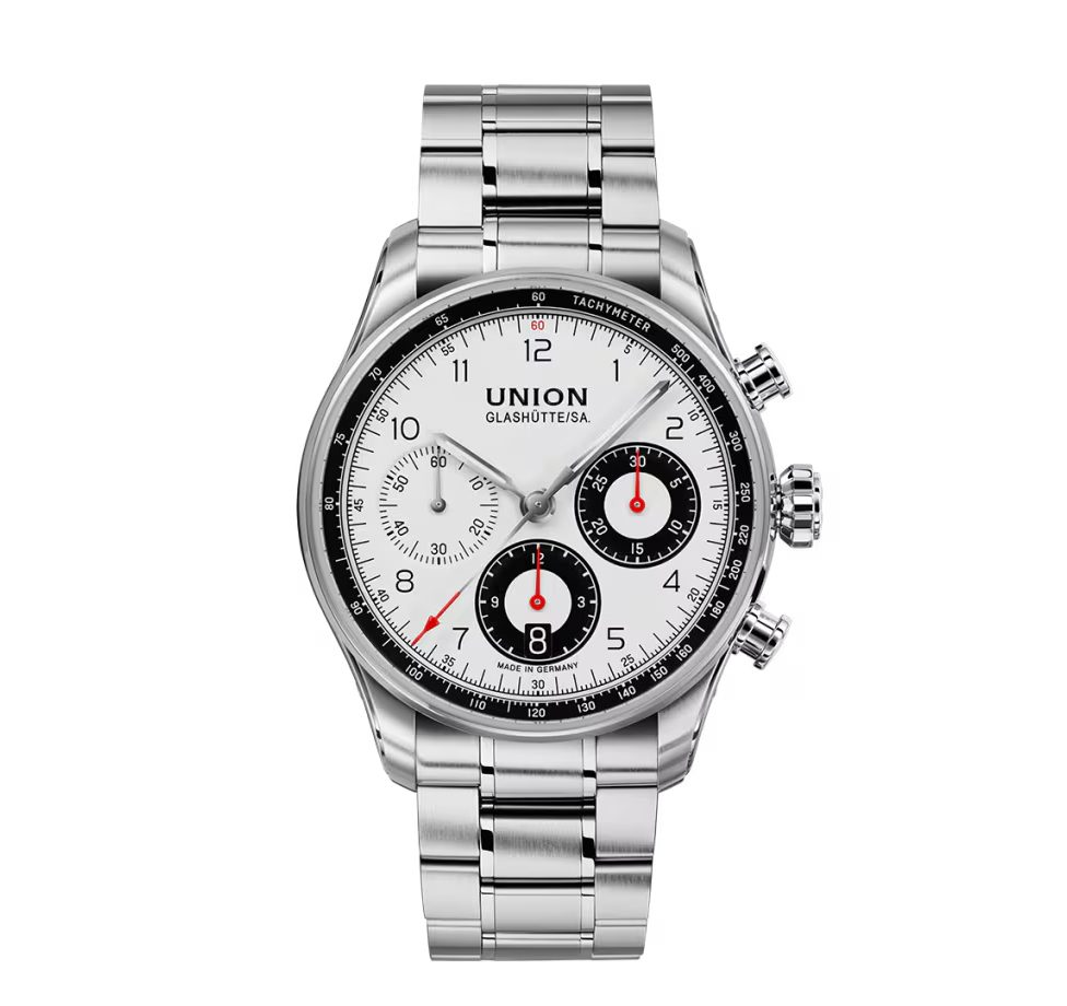 UNION GLASHÜTTE Automatikuhr Herrenuhr Glashütte UNION Belisar Chronograph Automatik